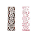 Hand Carved Wooden Printing Block Wild Petals W 1.5inch X L 3inch 1pc