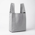Tapered Designer Tote Bag Light Grey 14.75 x 11.5 1pc
