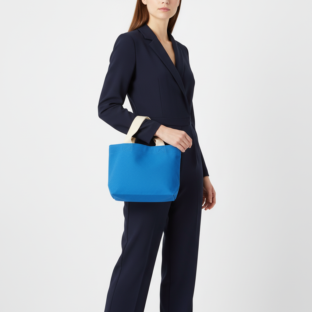 Handy Tote Bag Cerulean Blue 8 x 12 1pc