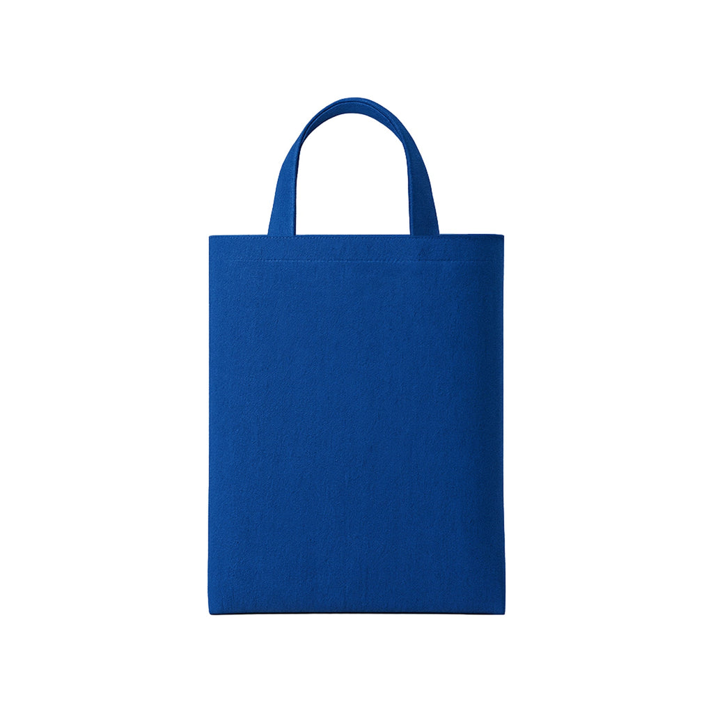 Short Handle Tote Bag Cerulean blue 10.6 x 13.75 1pc