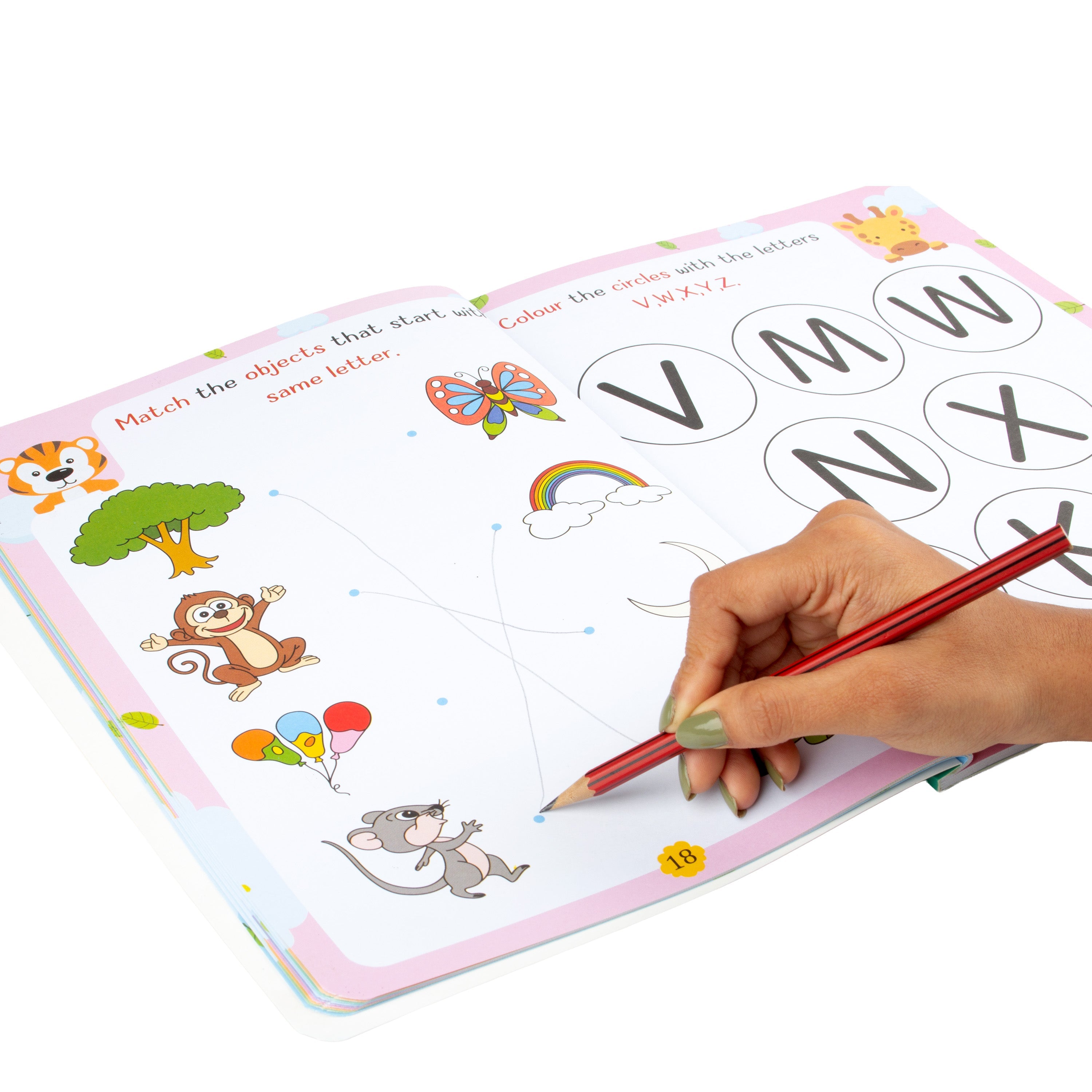 My First Smart Learning Activity Book English (3-4 Years) L21.5 x W28cm 64pages 1Book
