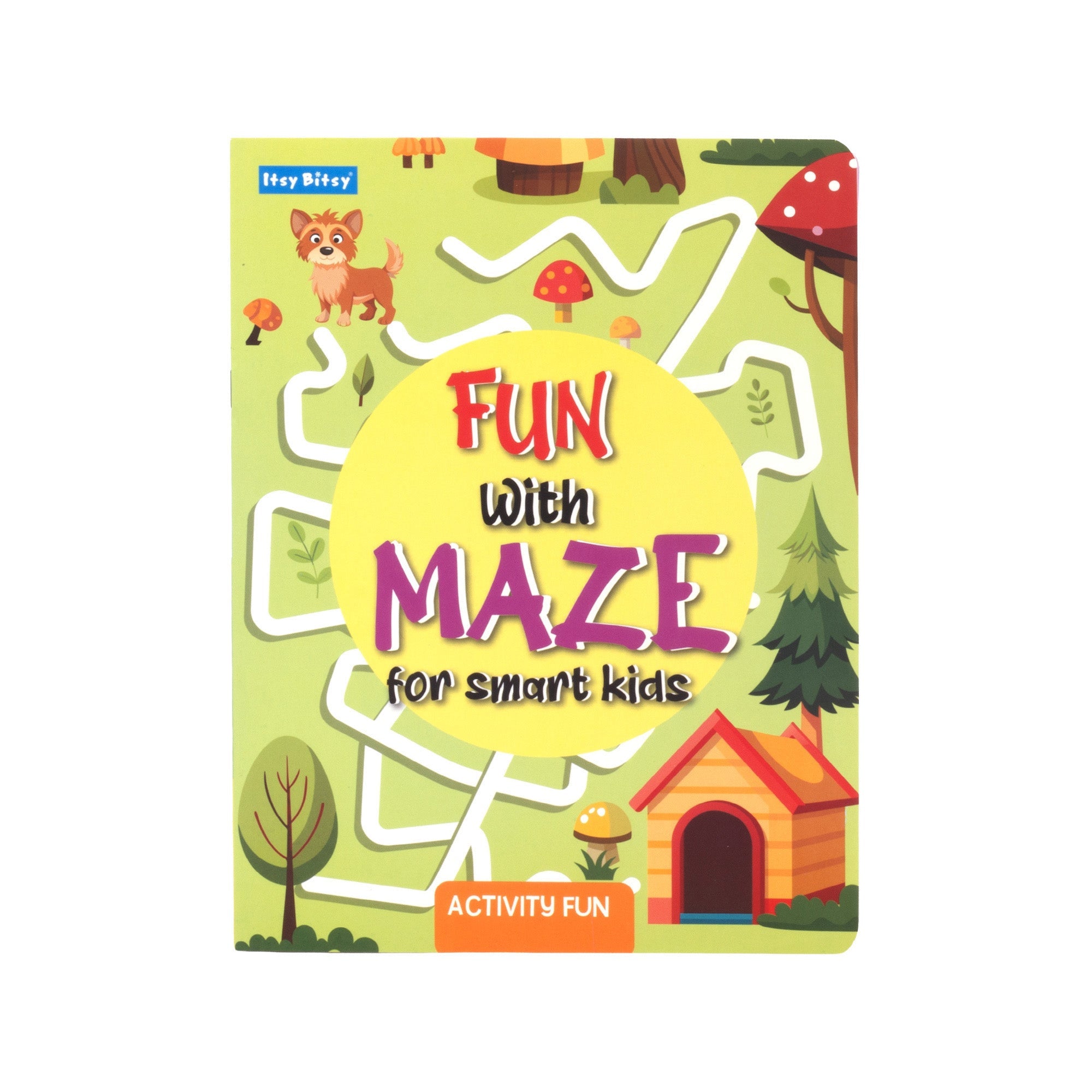 Fun with Maze for Smart Kids L21.5 x W28cm 16pages 1Book