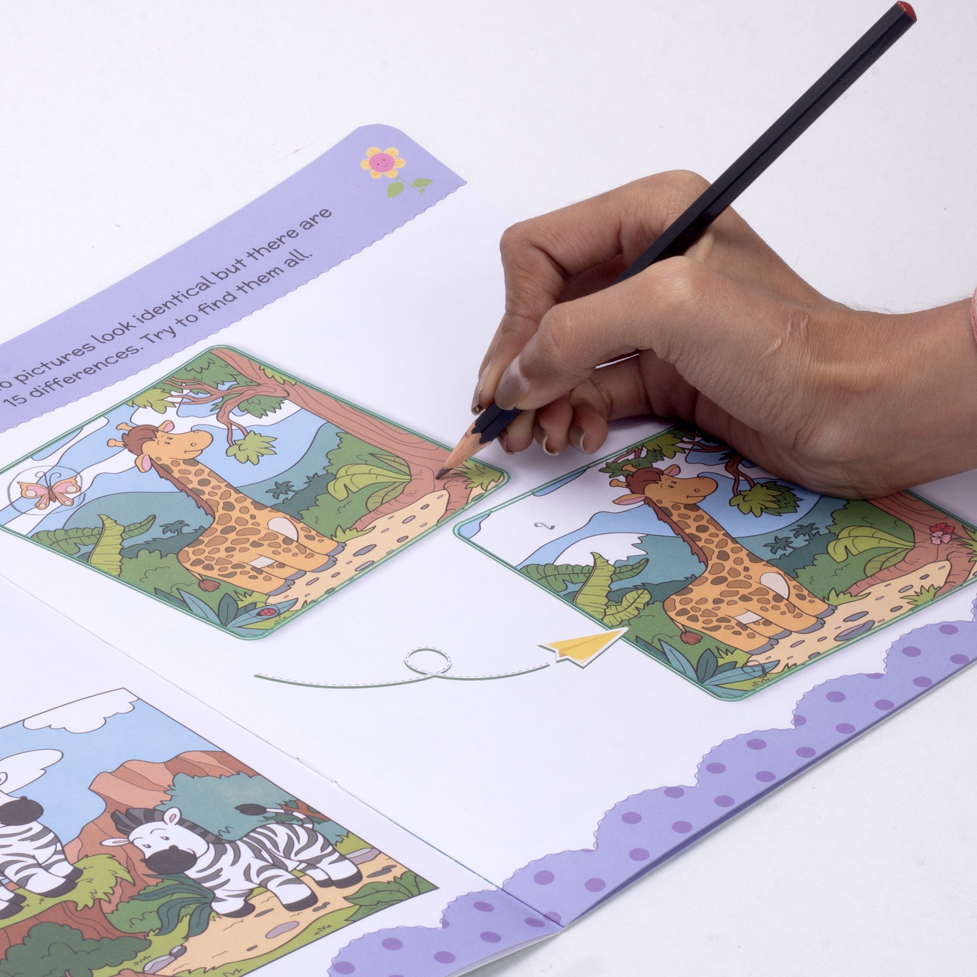 Spot the Difference Activity Fun L21.5 x W28cm 16pages 1Book