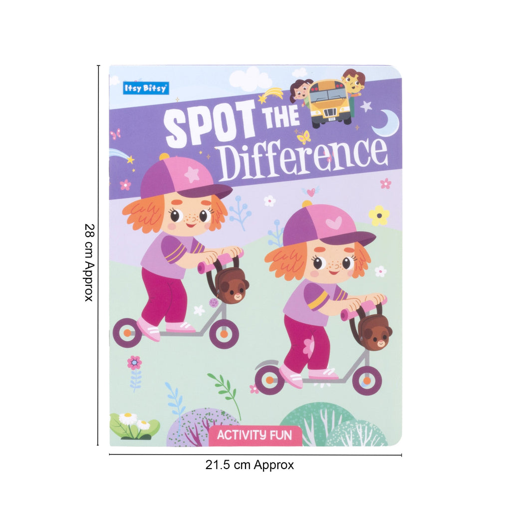 Spot the Difference Activity Fun L21.5 x W28cm 16pages 1Book