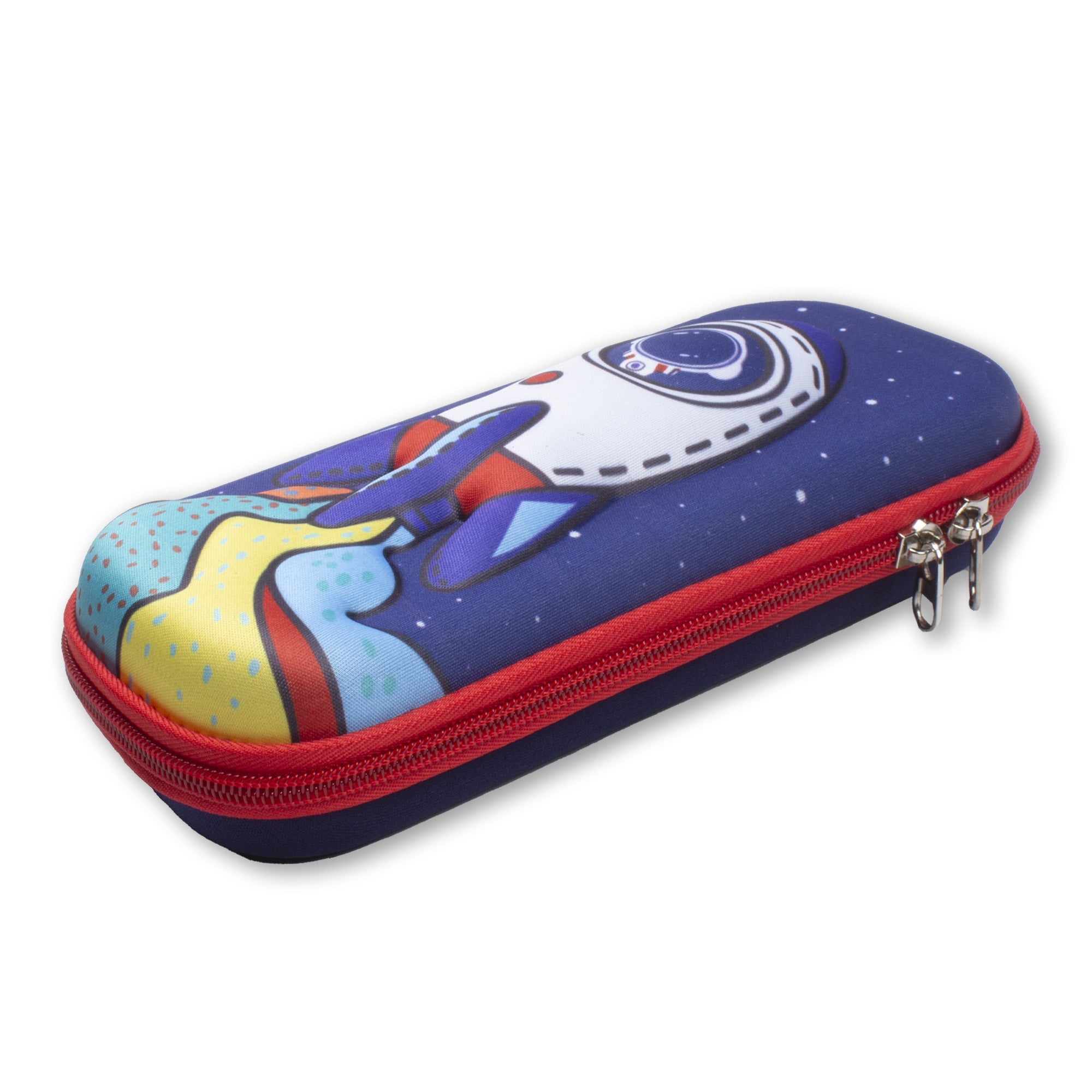 3D Hard Pencil Case Rocket Adventure 1pc