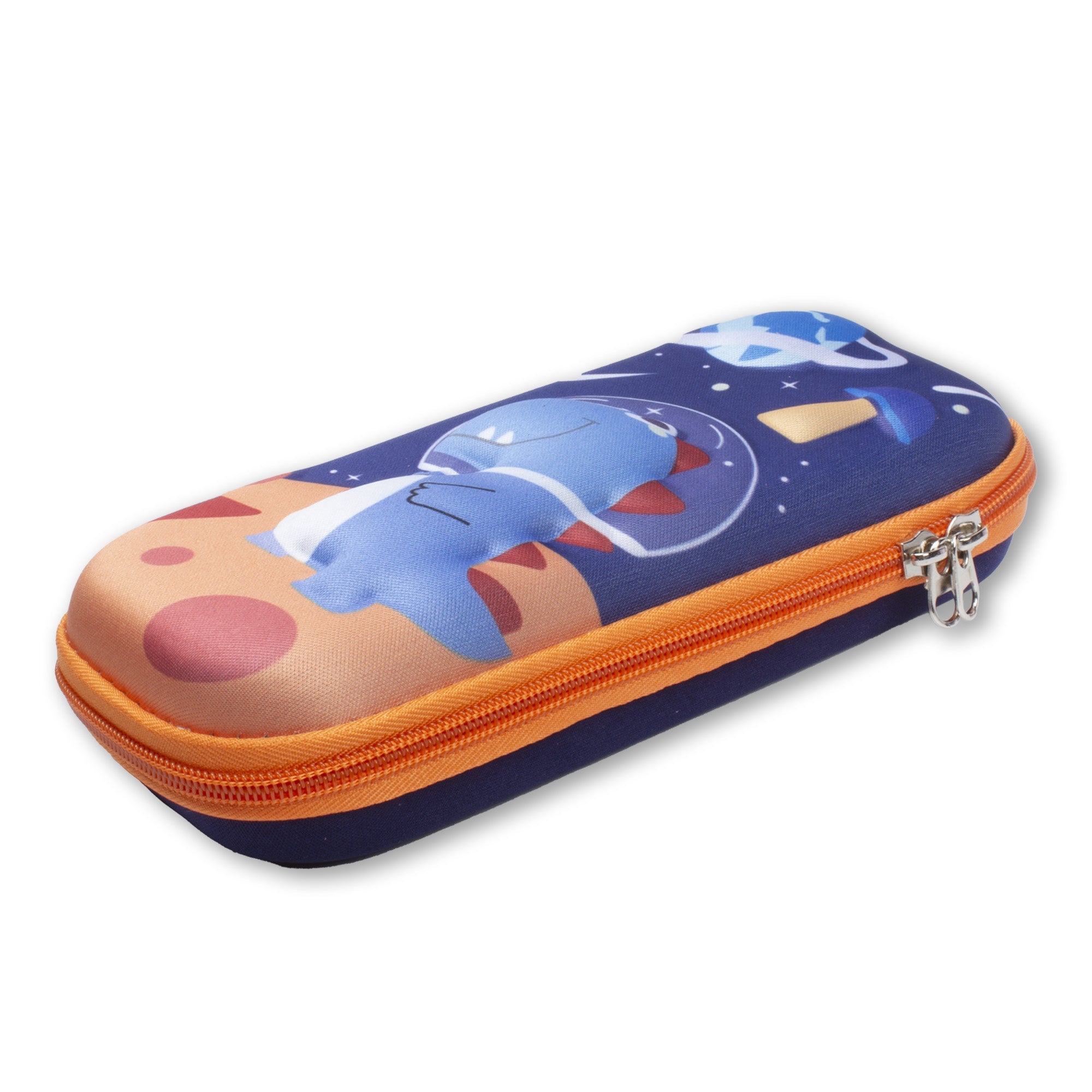 3D Hard Pencil Case Space Dino 1pc