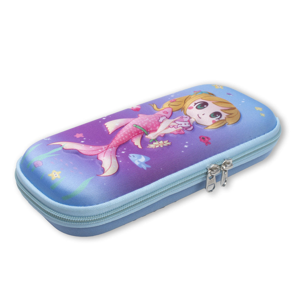 3D Hard Pencil Case Pretty Mermaid 1pc