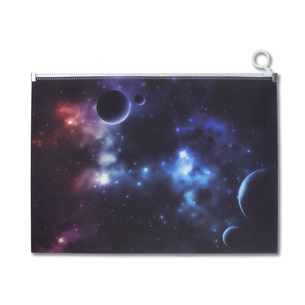 Multipurpose PVC Zip Lock Pouch Cosmic View A4 1pc