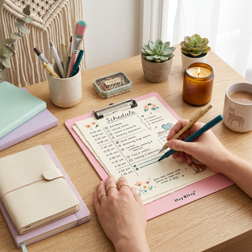 Exam Clipboard Plastic Pink A4 1pc