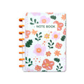 Disc-bound Ruled Notebook Floral Cheer A5 180Pages 1Book