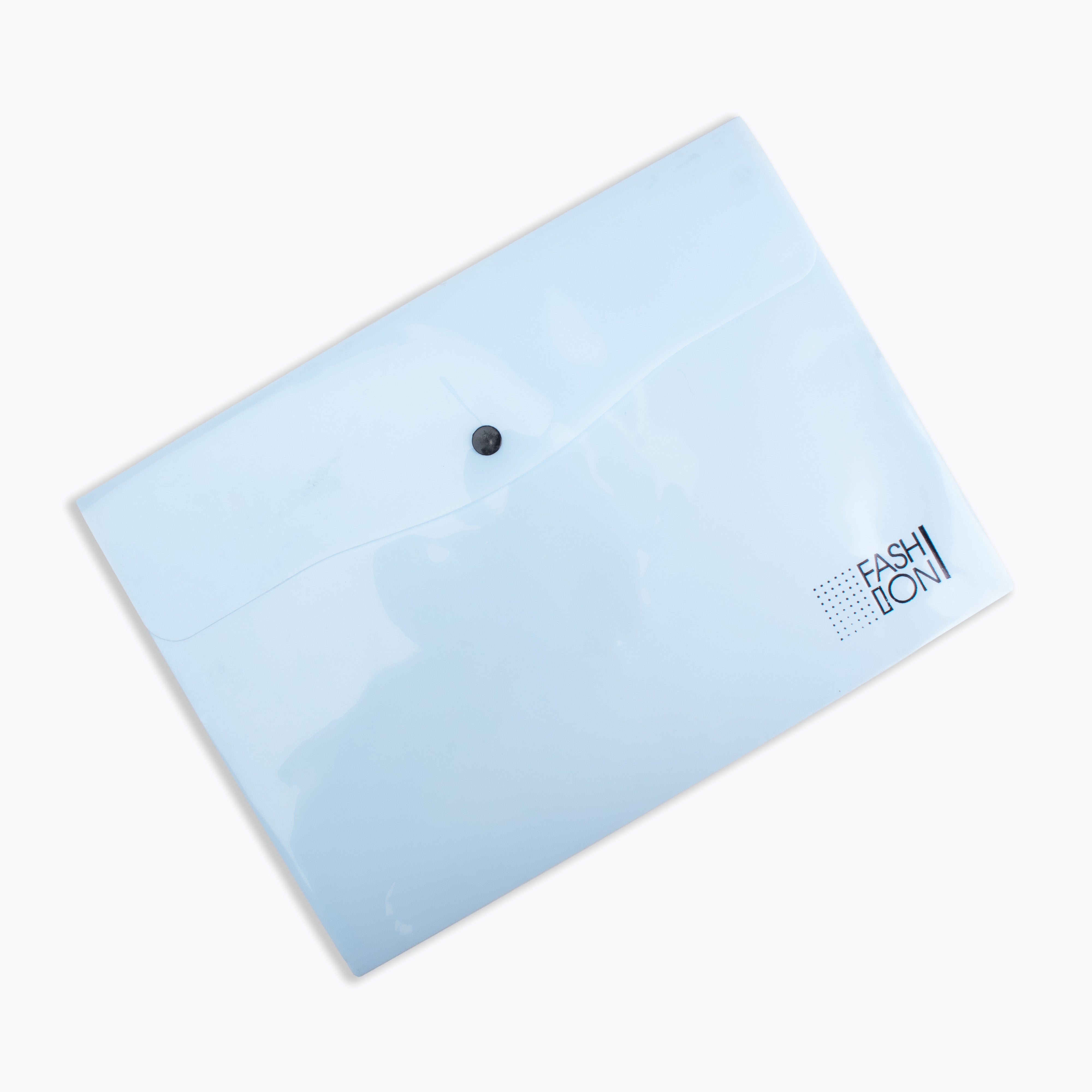 Button Folder Blue A4 1pc