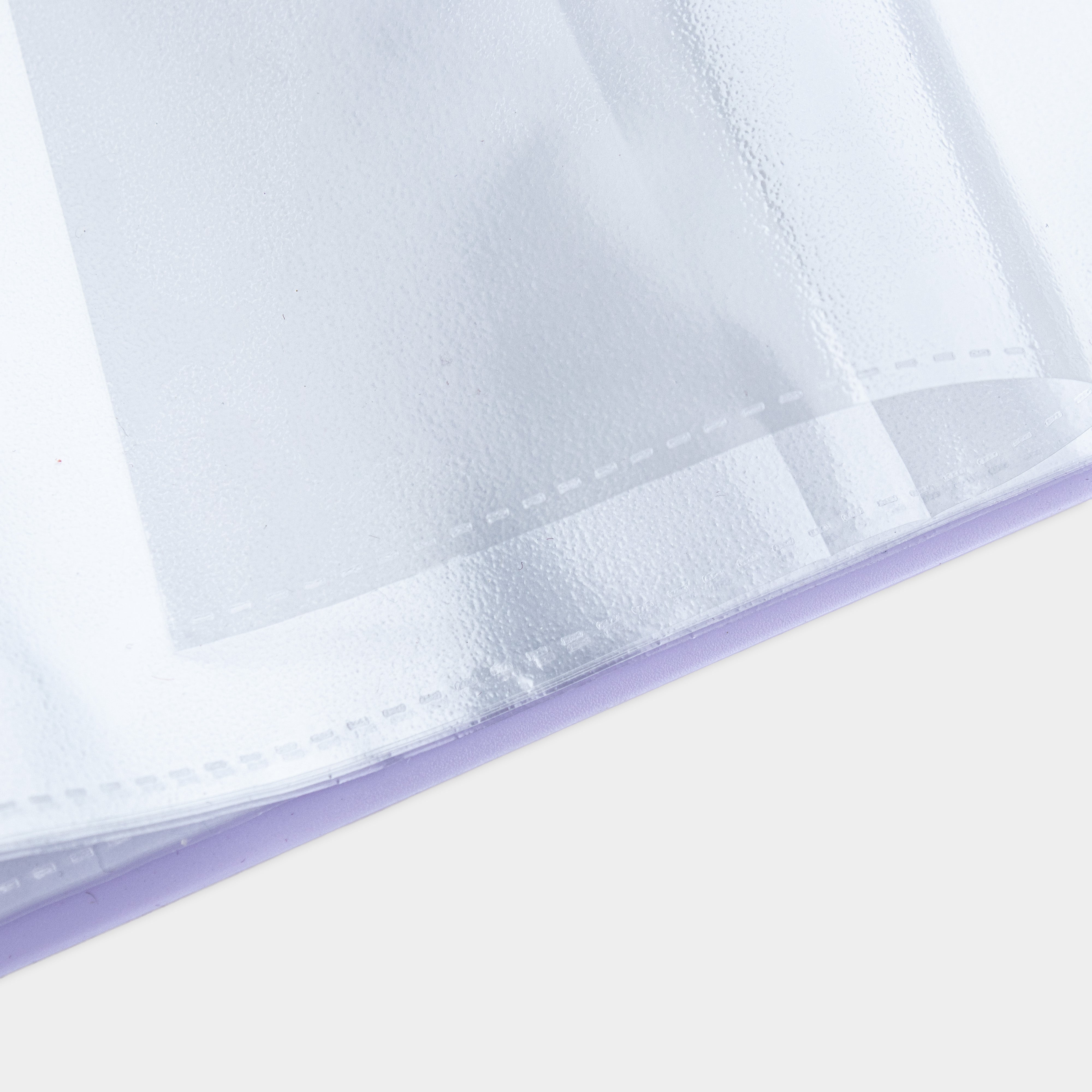 Display Folder Transparent 20 Leaves Purple A4 1pc