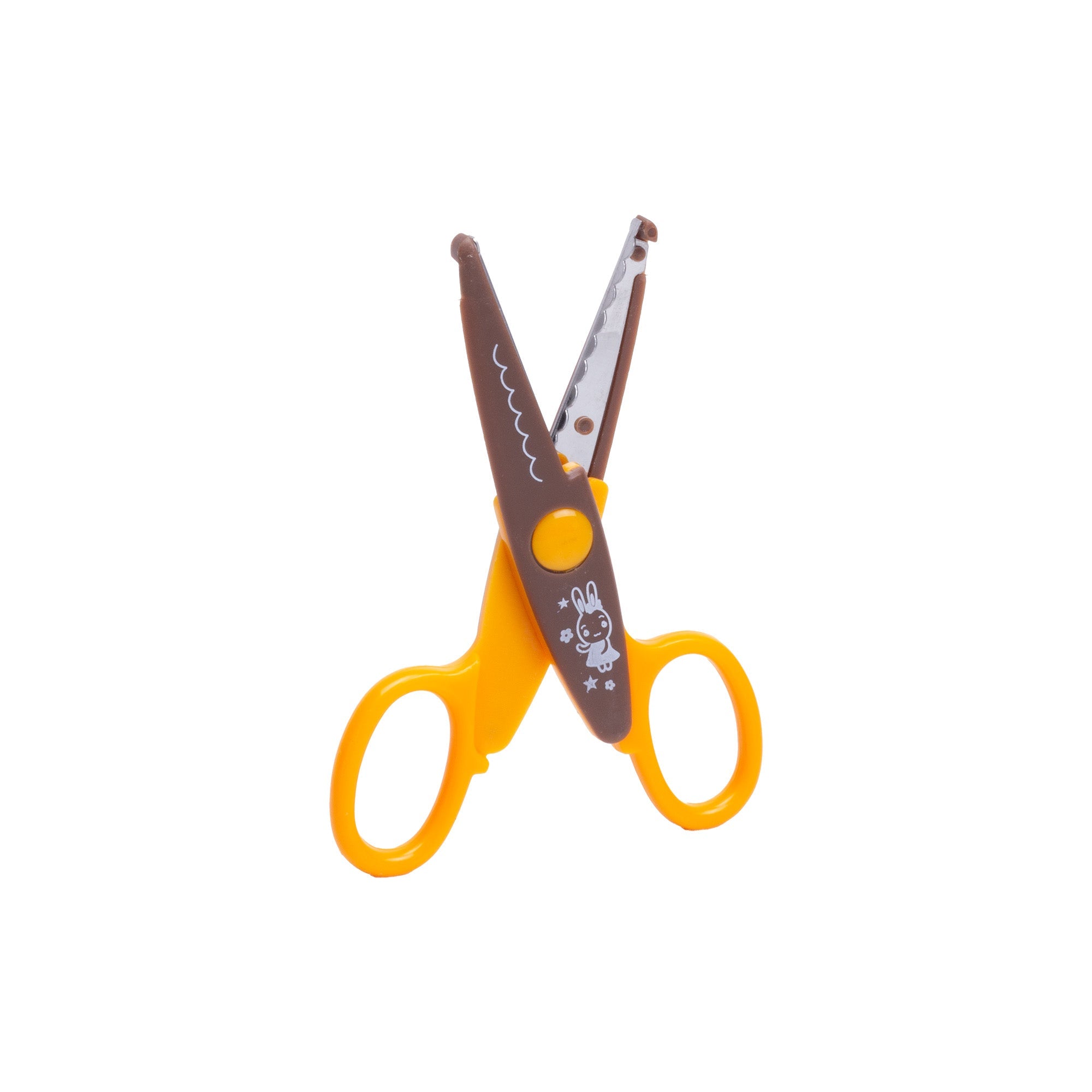 Kids Scissors Scallop Design Cutting 1pcs