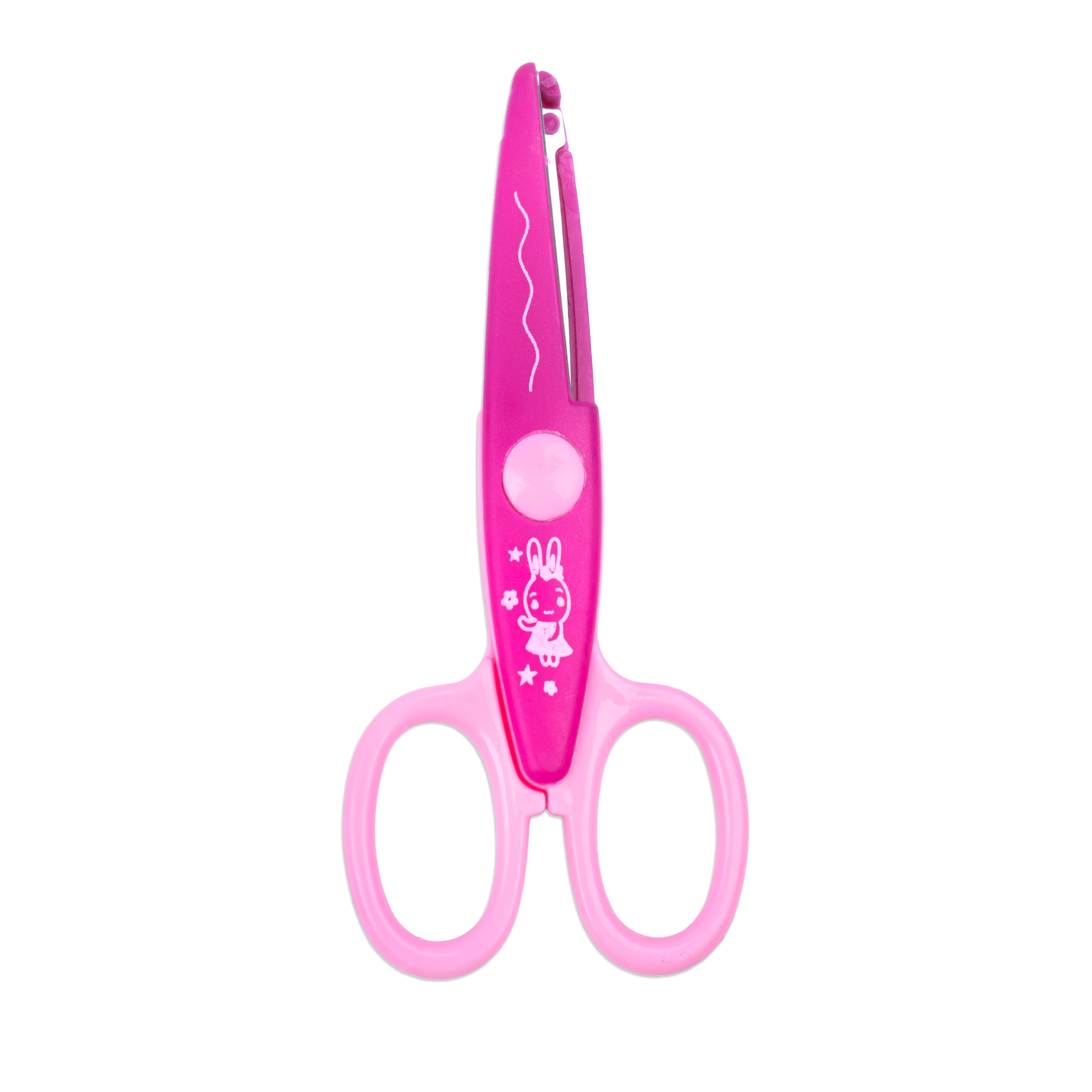 Kids Scissors Wave Design Cutting 1pcs