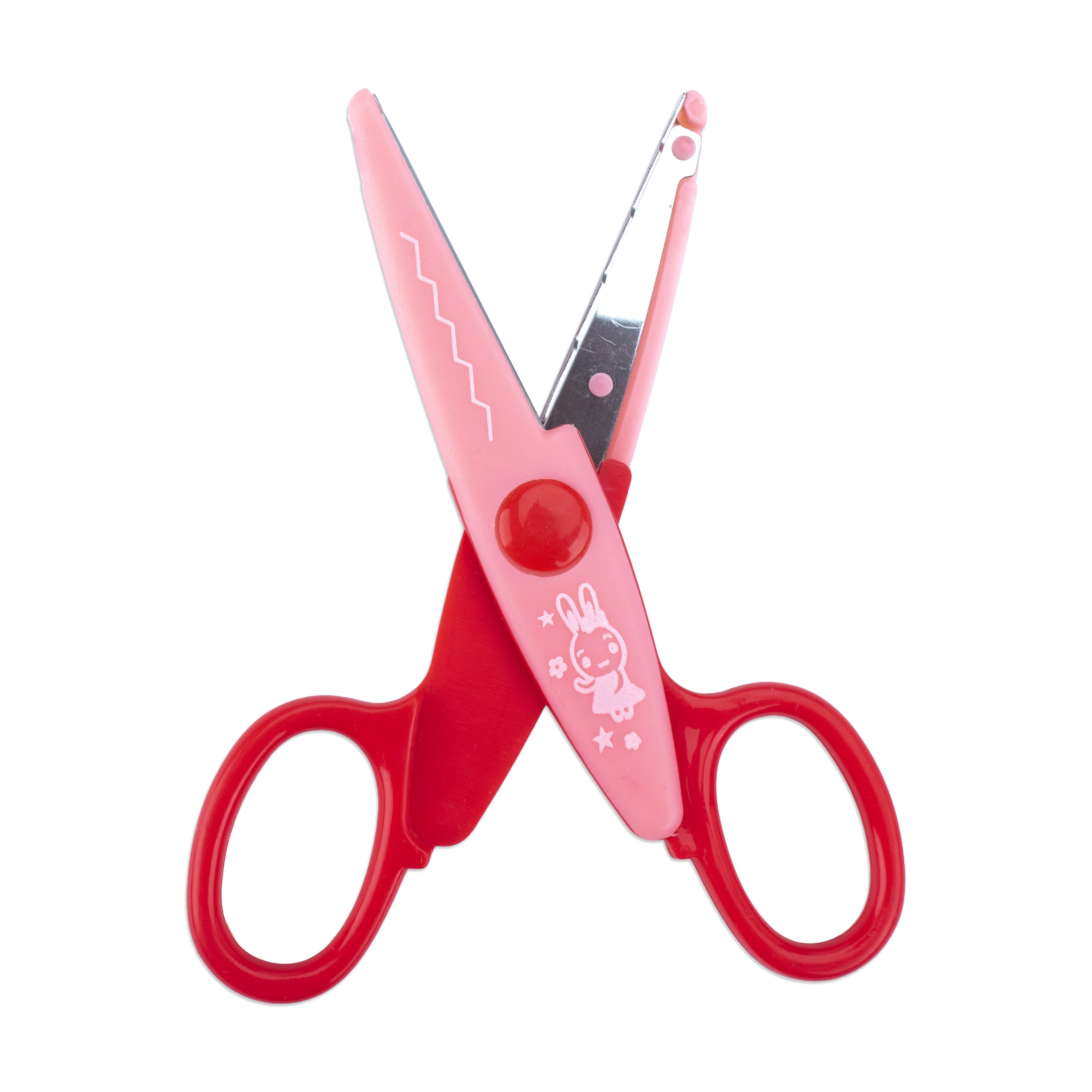 Kids Scissors Zigzag Design Cutting 1pcs