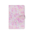 Softbound Ruled Notebook with Magnetic Closure Sparkle Blossom Pink A5 160Pages 1Book