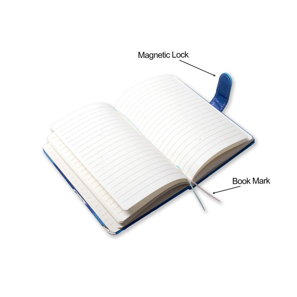 Softbound Ruled Notebook with Magnetic Closure Dreamy Unicorn 5x7inch 160Pages 1Book