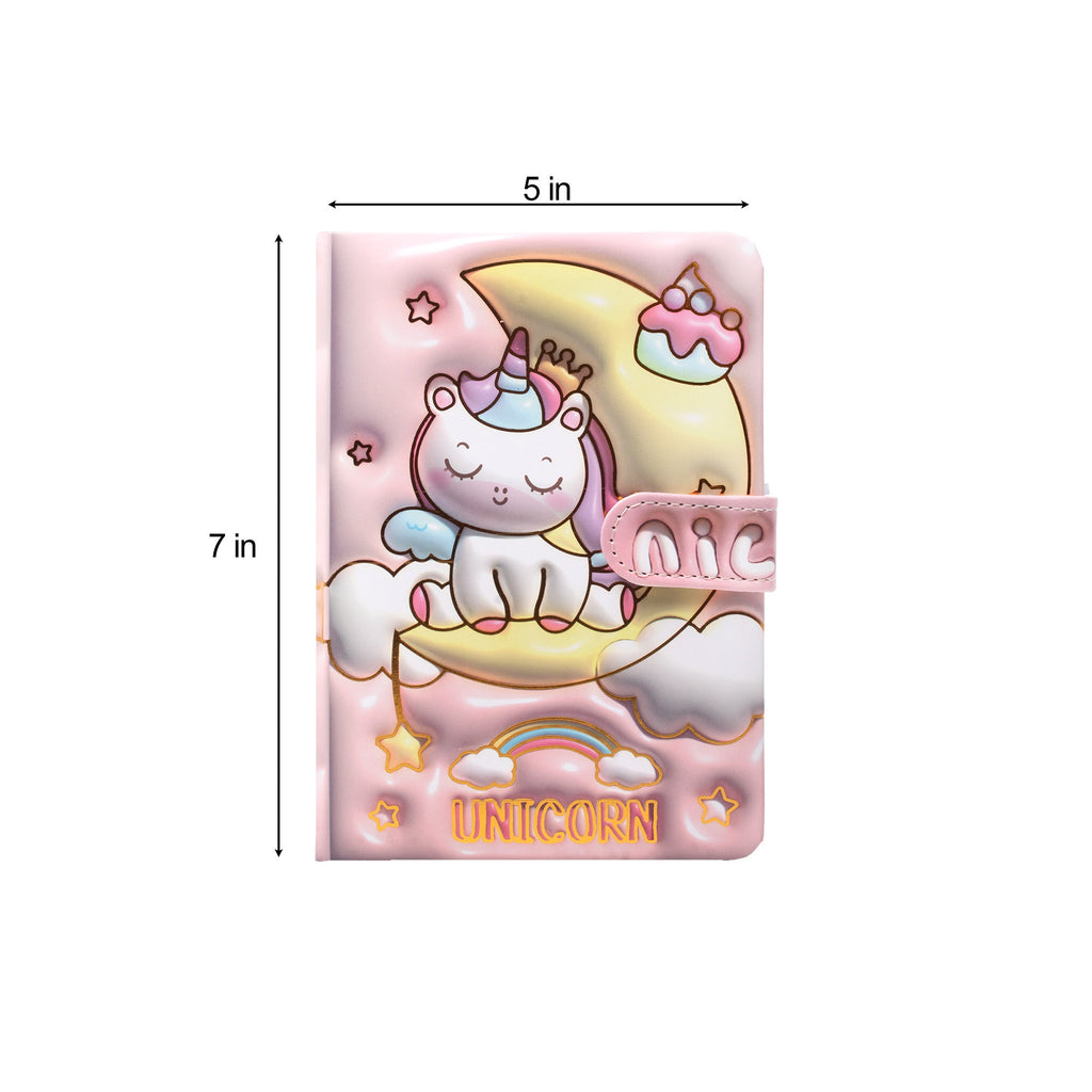 Softbound Ruled Notebook with Magnetic Closure Space Traveller 5x7inch 160Pages 1Book