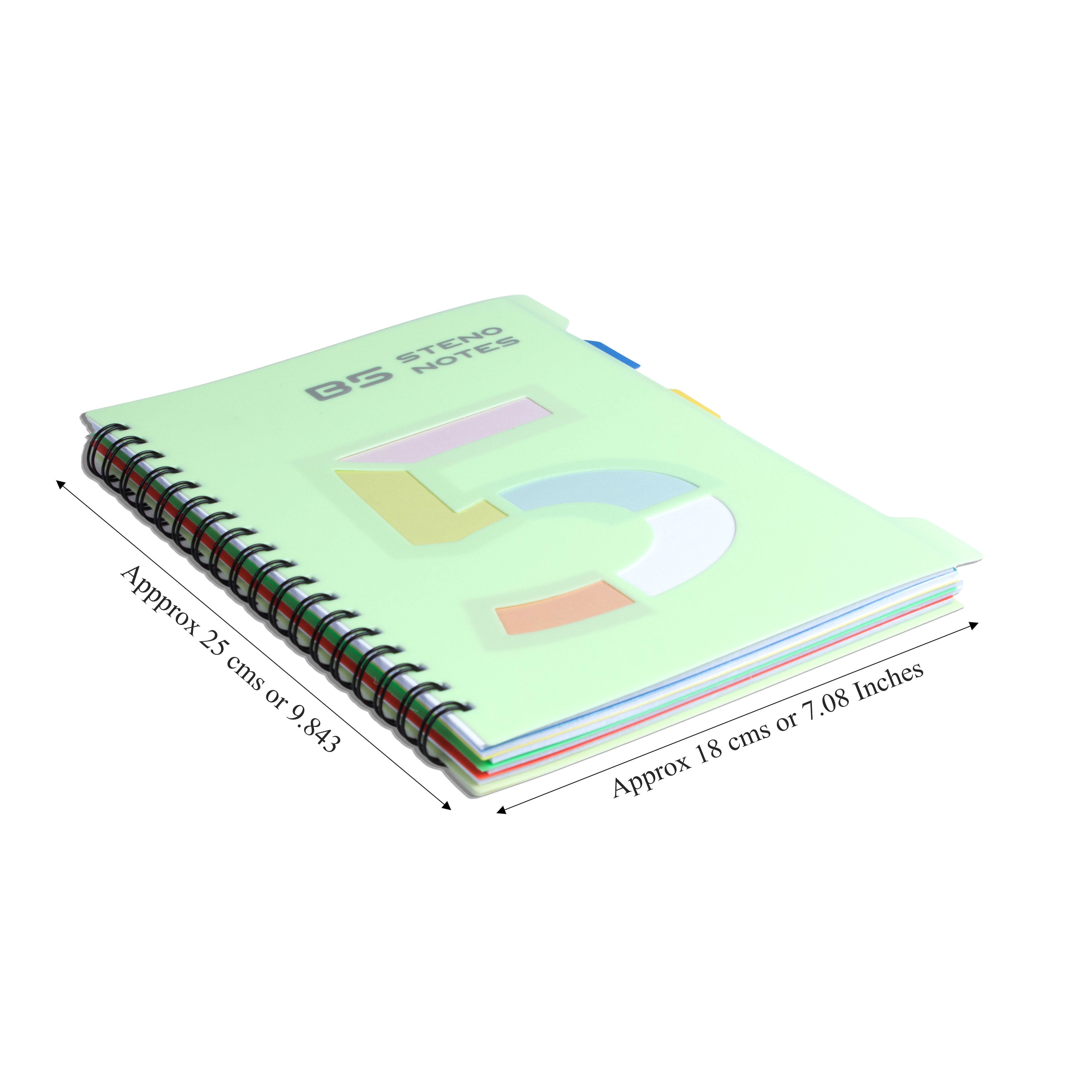 5Subject Ruled Noteook B5 Green 216Pages 1Book