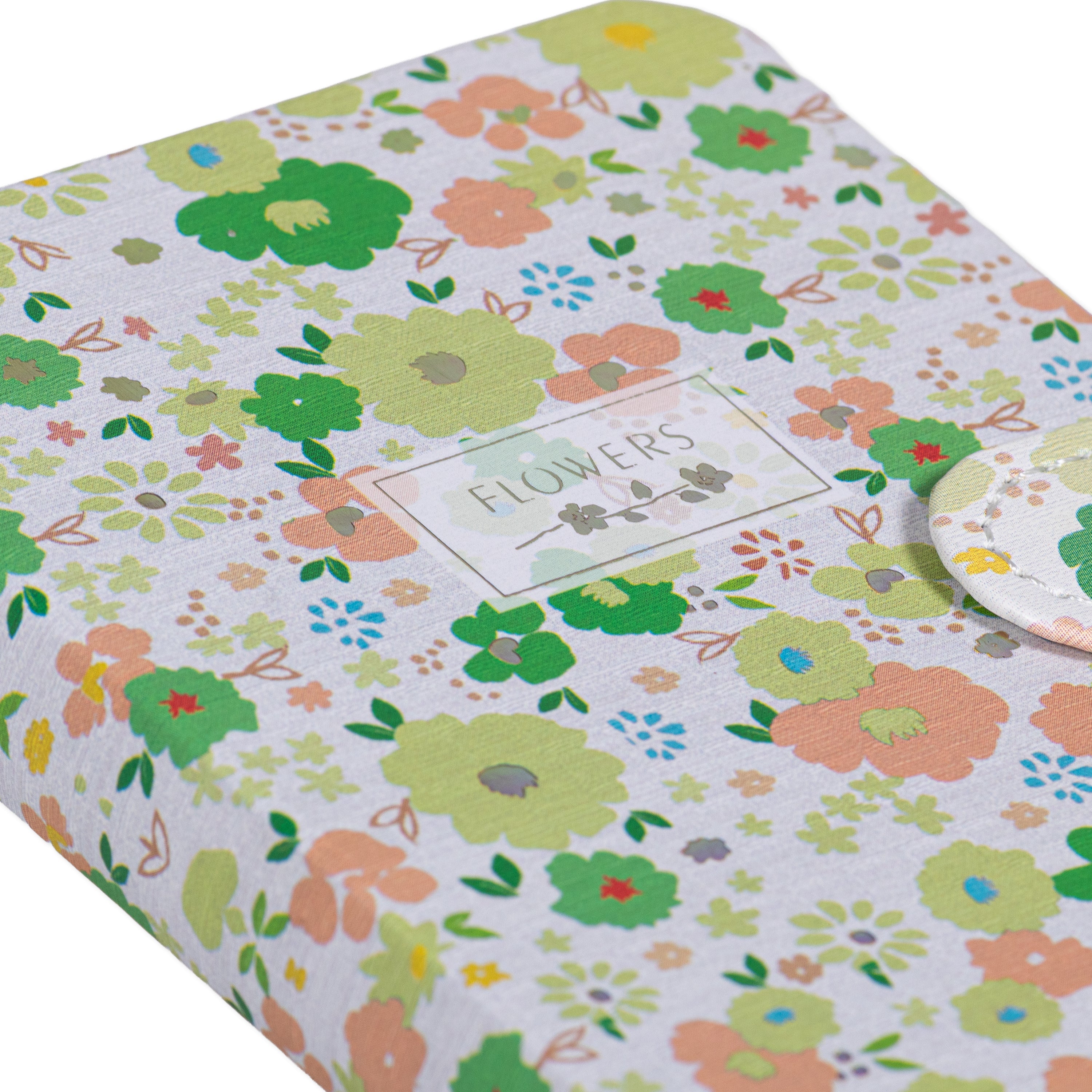 Hardbound Ruled Edge Printed Notebook With Magnetic Closure Floral Party Green A6 224 Pages 1Book