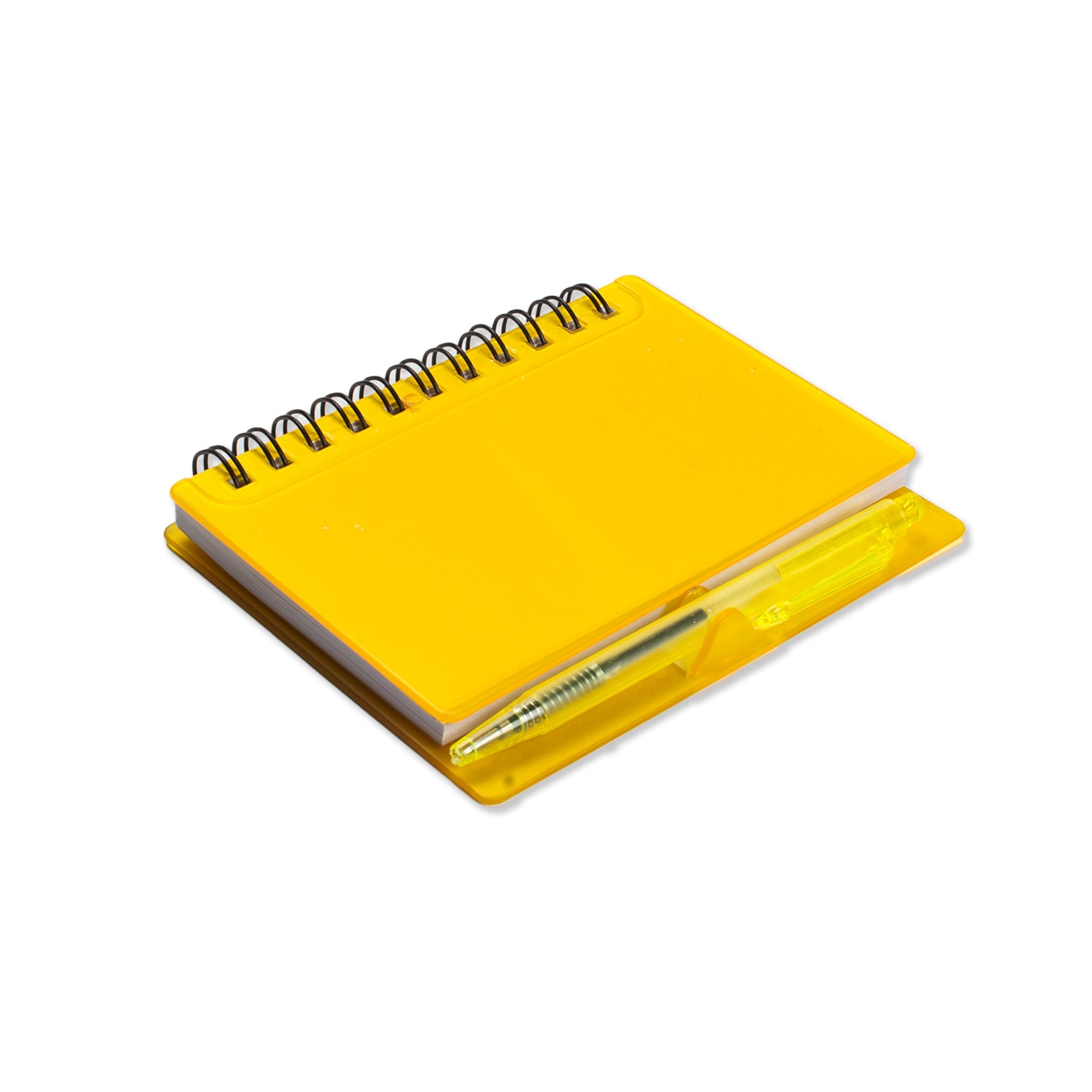 Mini Ruled Notebook With Pen Yellow 140Pages 1Book