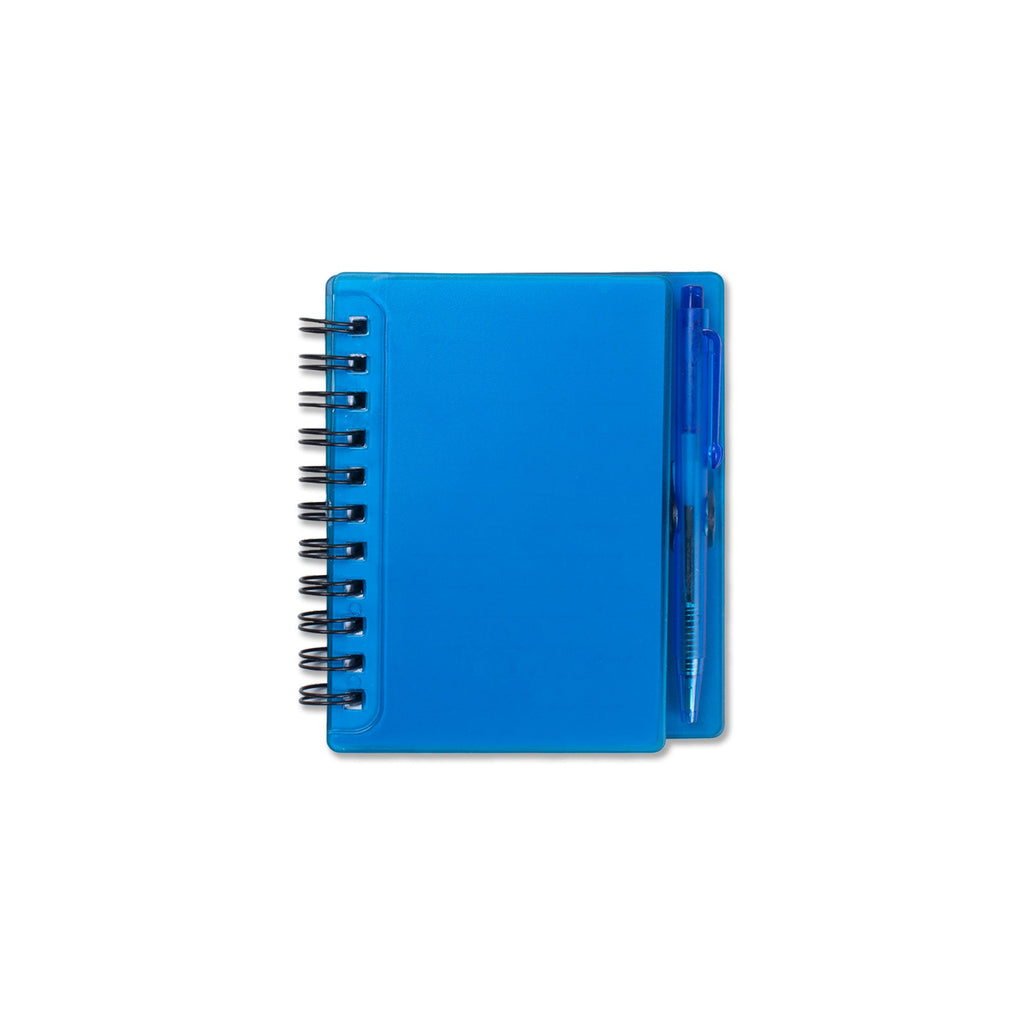 Mini Ruled Notebook With Pen Blue 140Pages 1Book