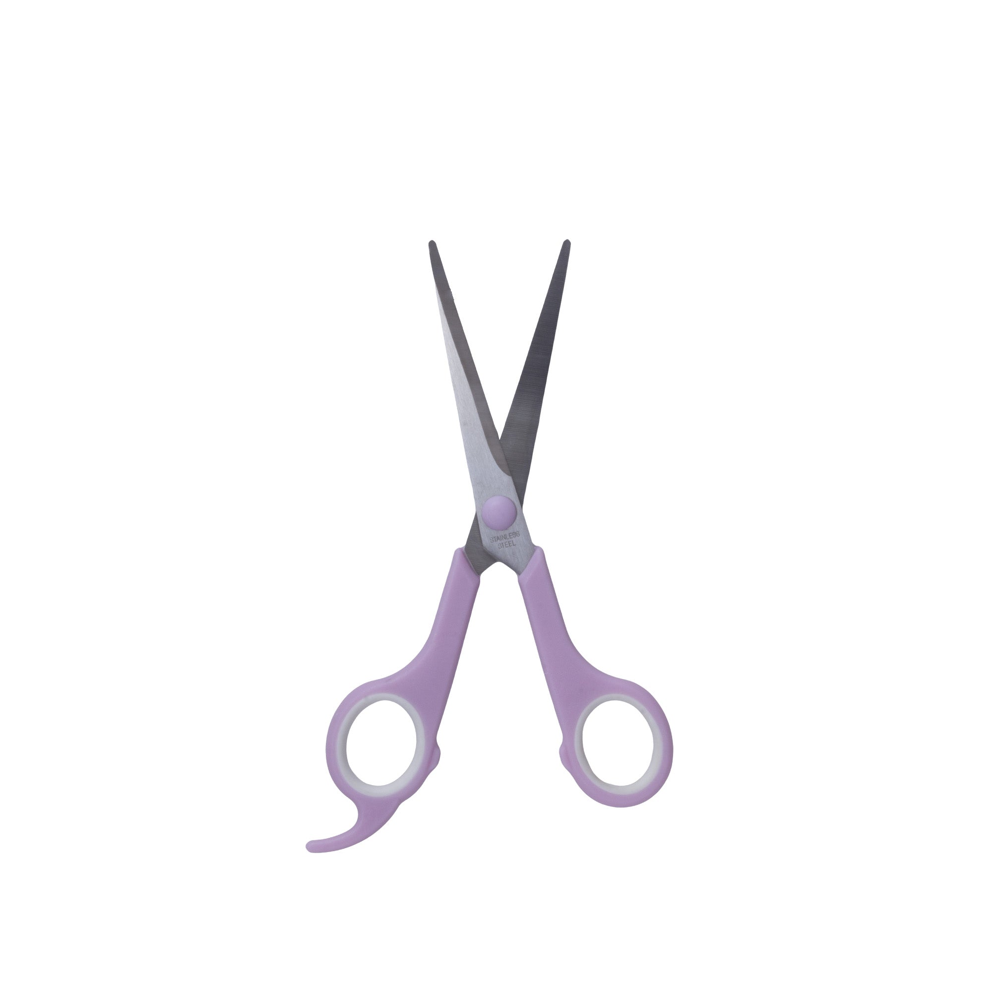 Scissor Stainless Steel Soft Grip 182mm Purple 1pc Blister