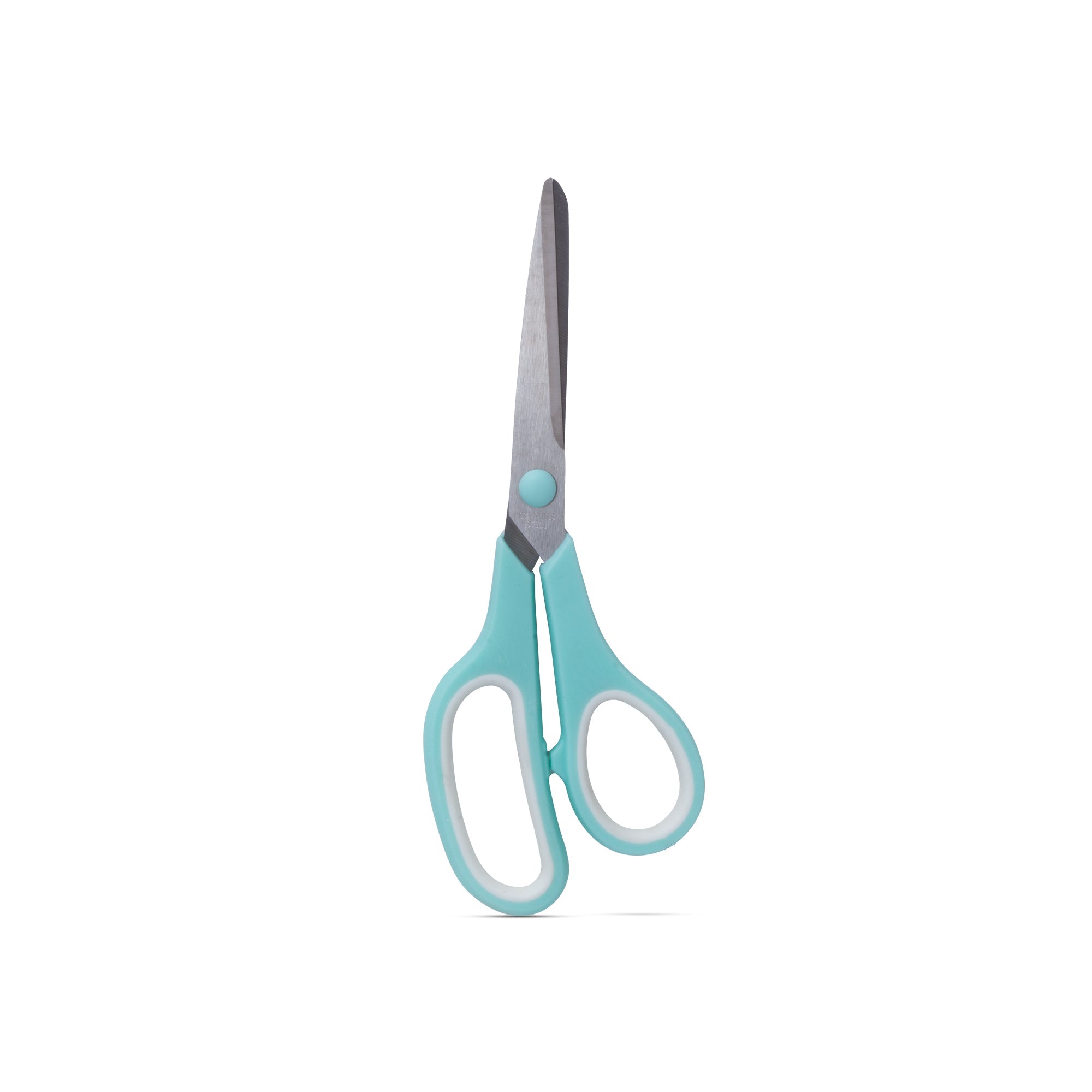 Scissor Stainless Steel Soft Grip 140mm & 190mm Teal 2pcs Set Blister