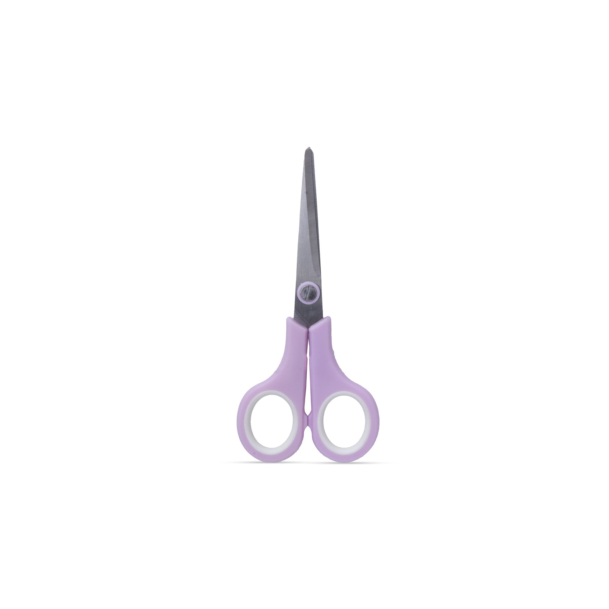 Scissor Stainless Steel Soft Grip 140mm & 190mm Purple 2pcs Set Blister