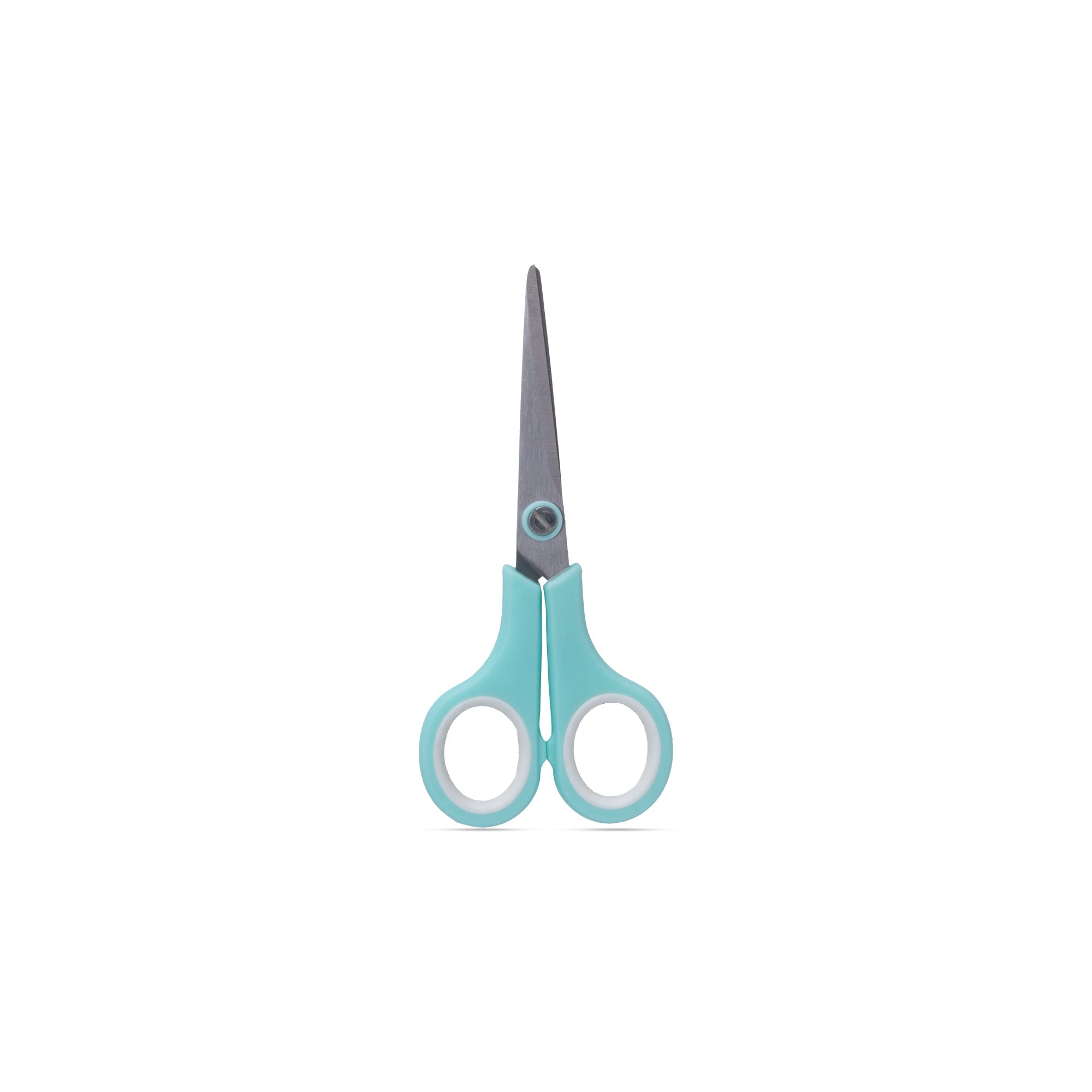 Scissor Stainless Steel Soft Grip 140mm Teal 1pc Blister