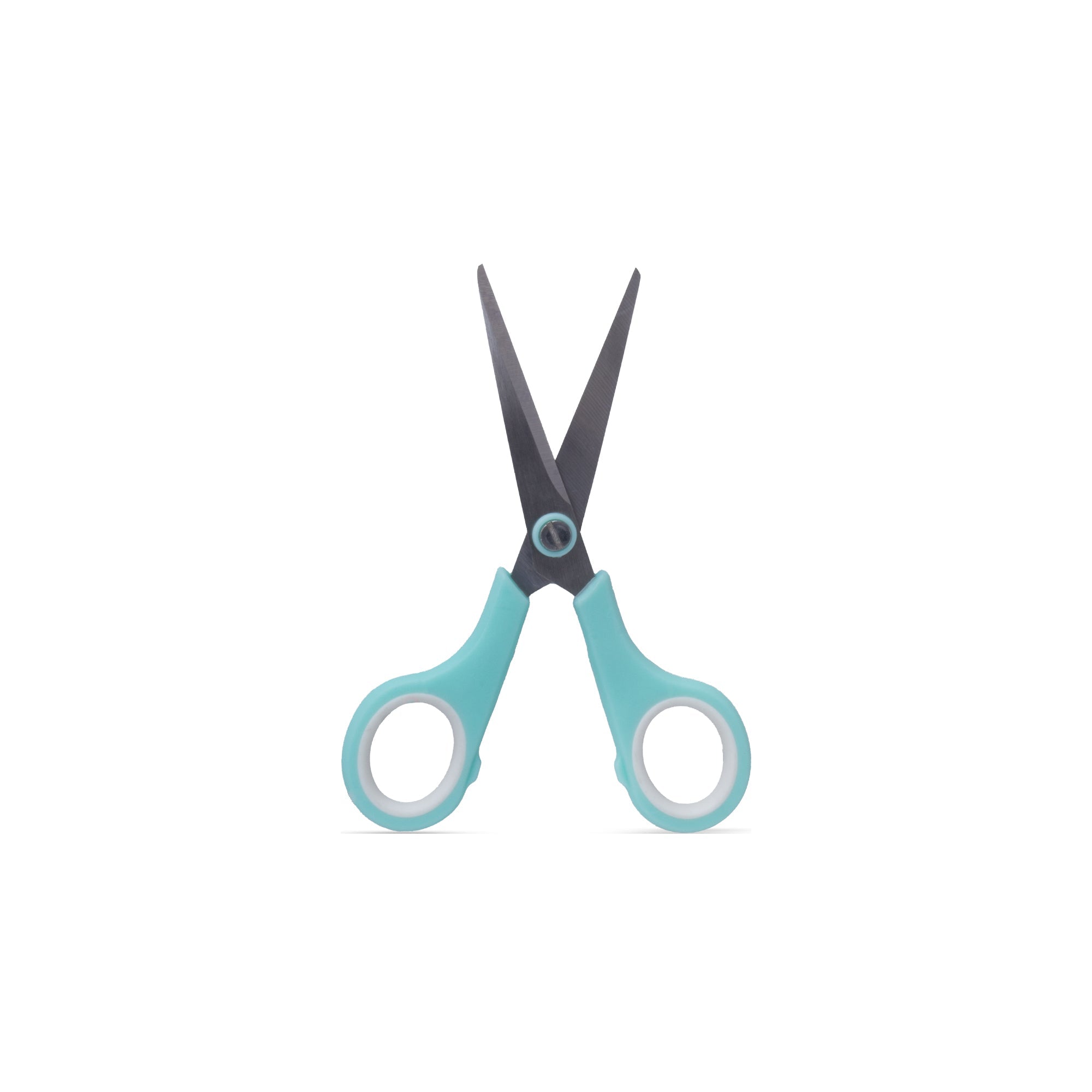Scissor Stainless Steel Soft Grip 140mm Teal 1pc Blister