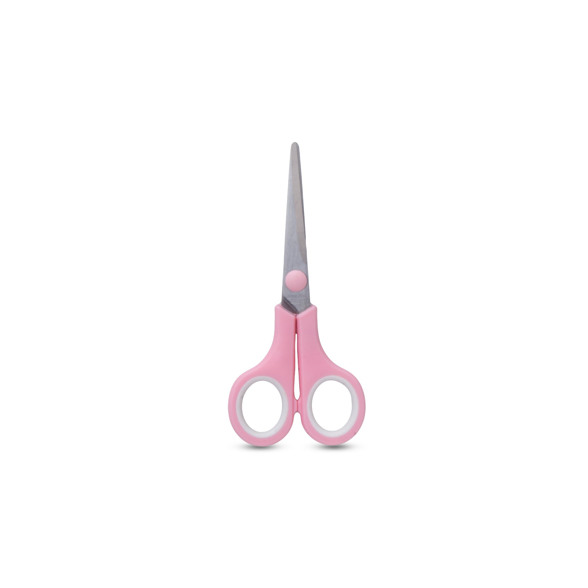 Scissor Stainless Steel Soft Grip 140mm Pink 1pc Blister