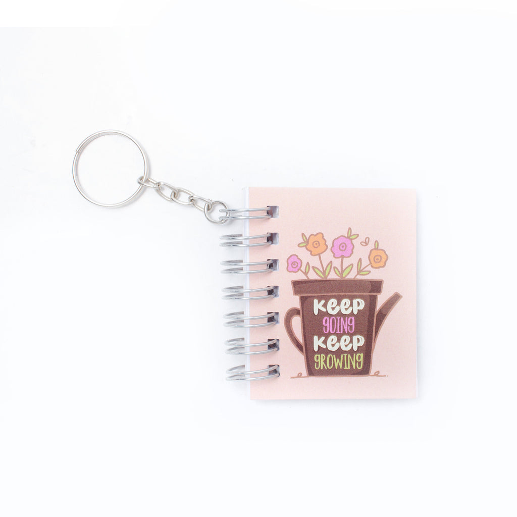 Keychain Notebook Keep Going L6.8 X W5.3cm 70gsm 80pages 1 Book