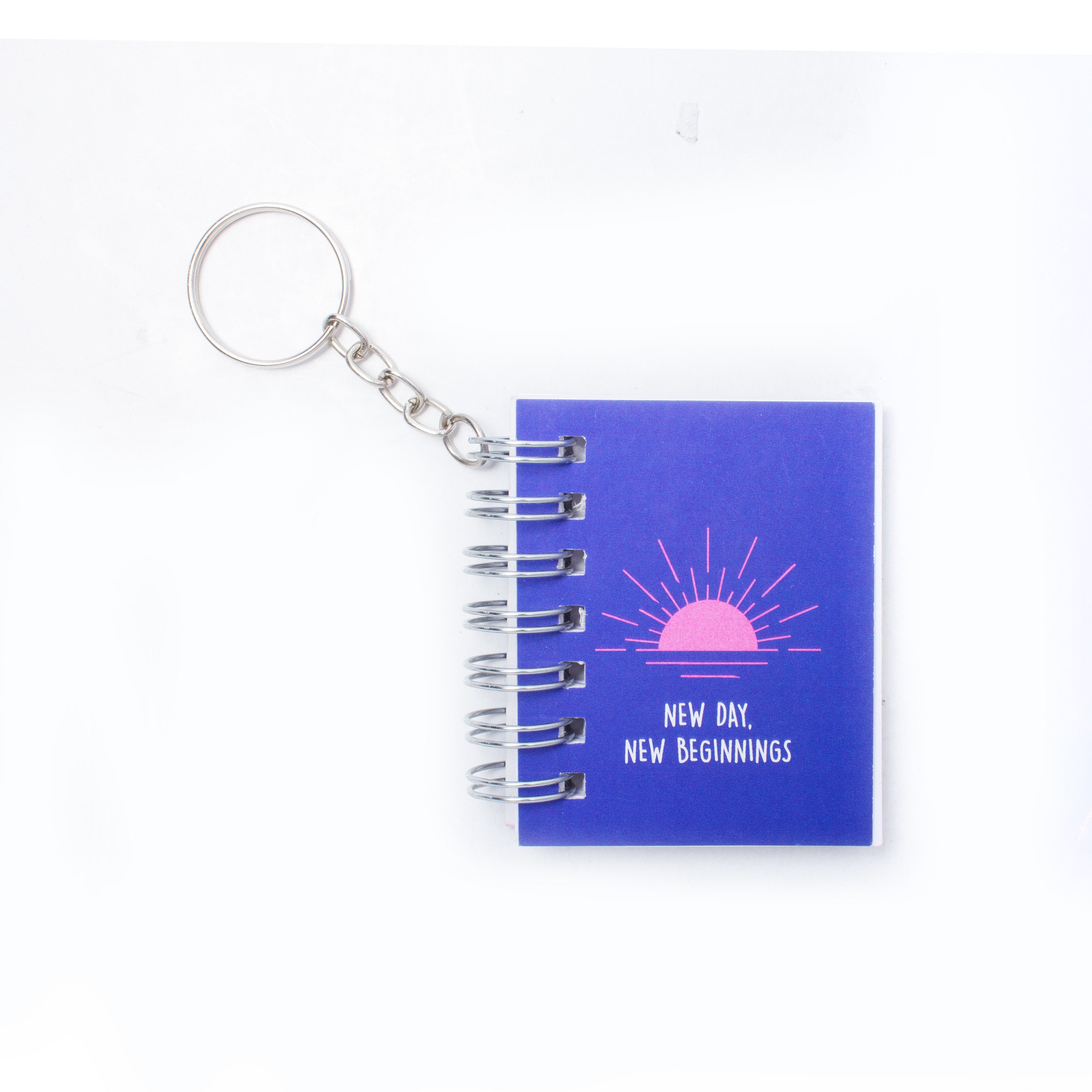 Keychain Notebook New Beginnings L6.8 X W5.3cm 70gsm 80pages 1 Book