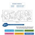 Repositionable Creative Colouring Paper Roll Travel In Space 3mtr X W38cm 1 BOX