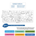 Repositionable Creative Colouring Paper Roll Underwater World 3mtr X W38cm 1 BOX