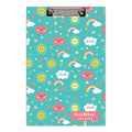 MDF Clipboard Sunshine & Rainbow L 8.66 X W 12.59 in 5.5mm Thick 1pc
