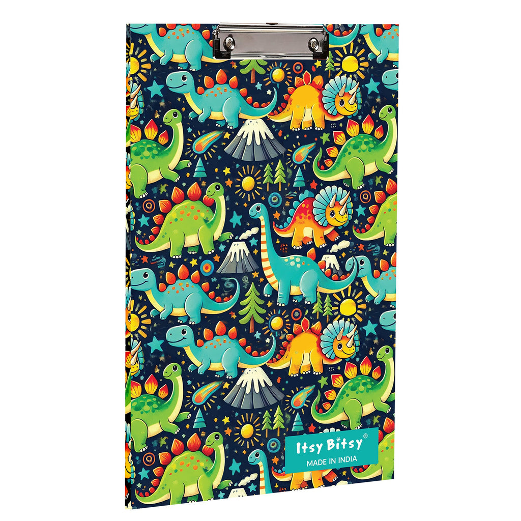 MDF Clipboard Dino Gallery L 8.66 X W 12.59 in 5.5mm Thick 1pc