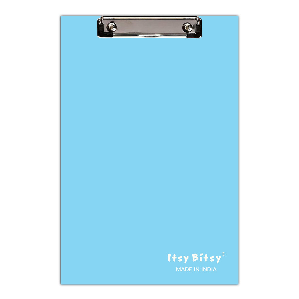MDF Clipboard Sky Blue L 8.66 X W 12.59 in 5.5mm Thick 1pc
