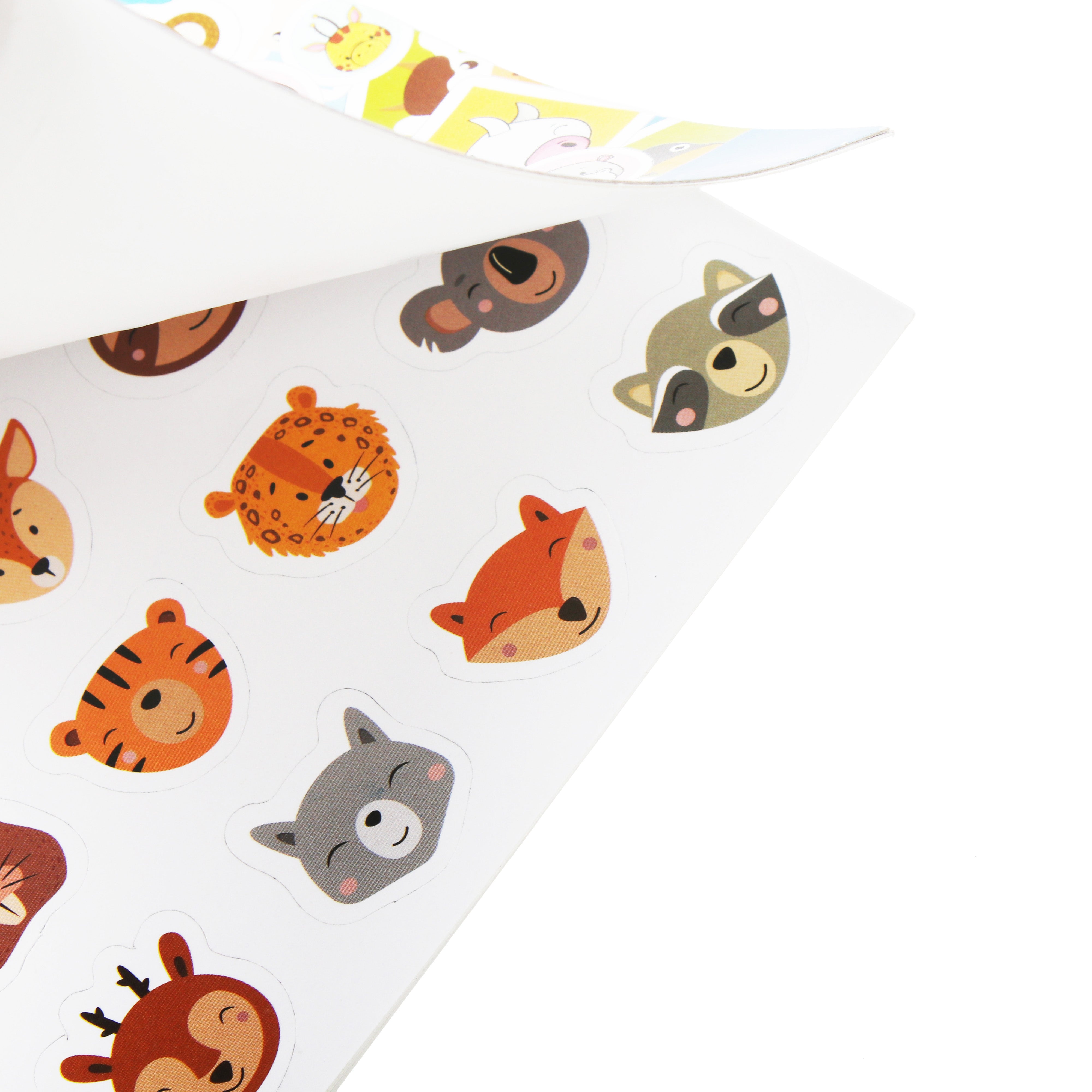 Sticker Book Animal Kingdom Approx 18.1 X 12.4cm 6 Sheet