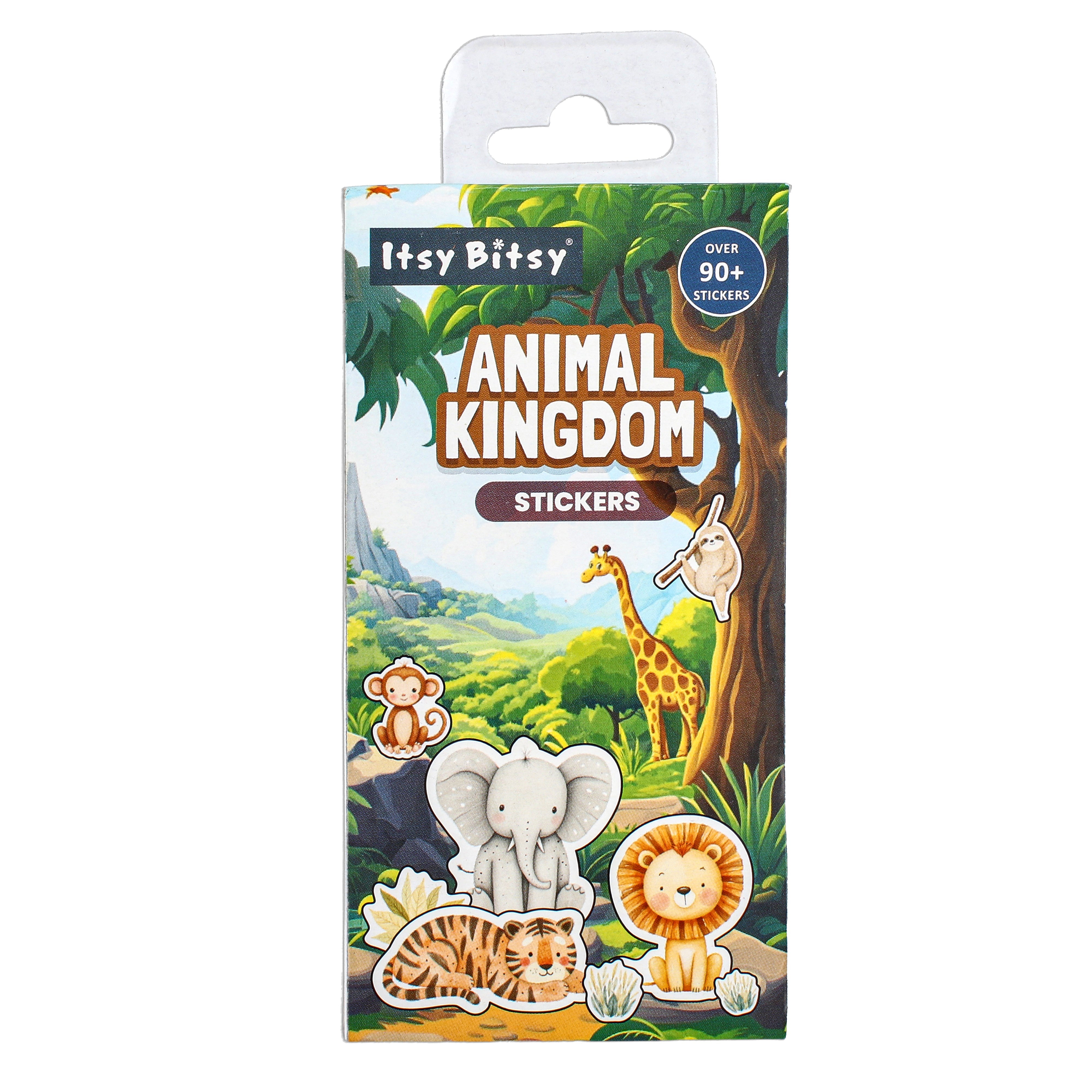 Sticker Book Animal kingdom Approx 14 X 7.2cm 12 Sheets