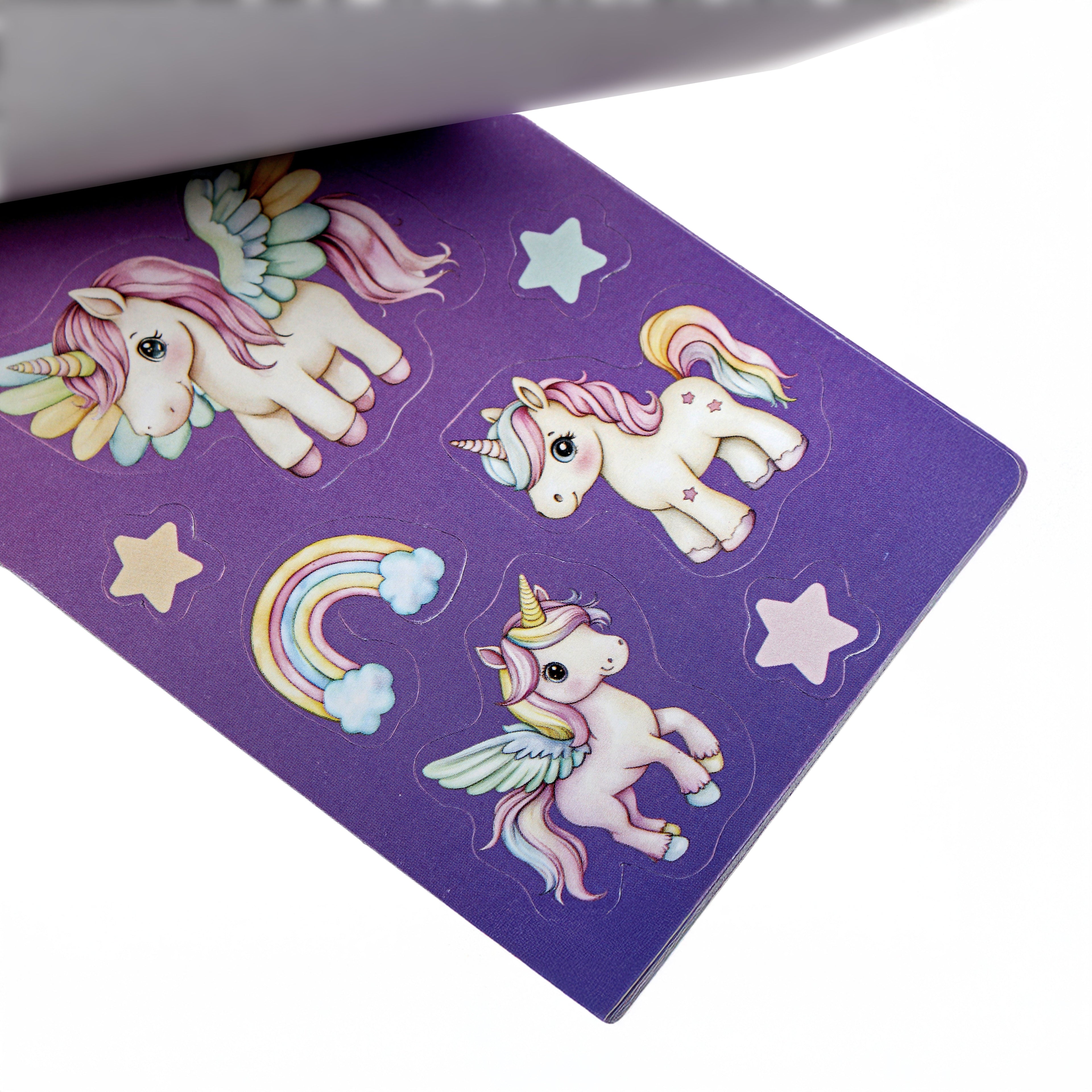 Sticker Book Unicorn Wonders Approx 14 X 7.2cm 12 Sheets