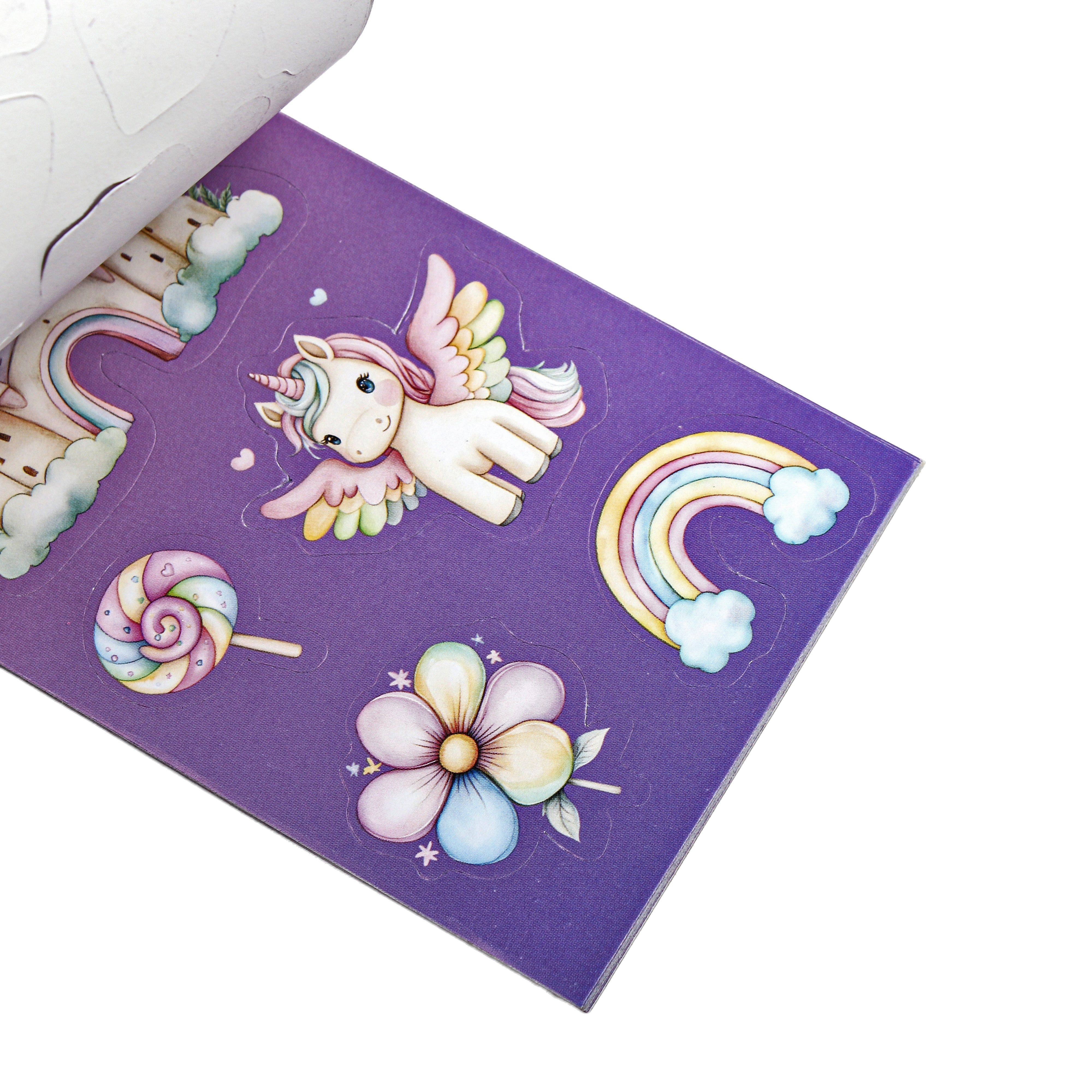 Sticker Book Unicorn Wonders Approx 14 X 7.2cm 12 Sheets