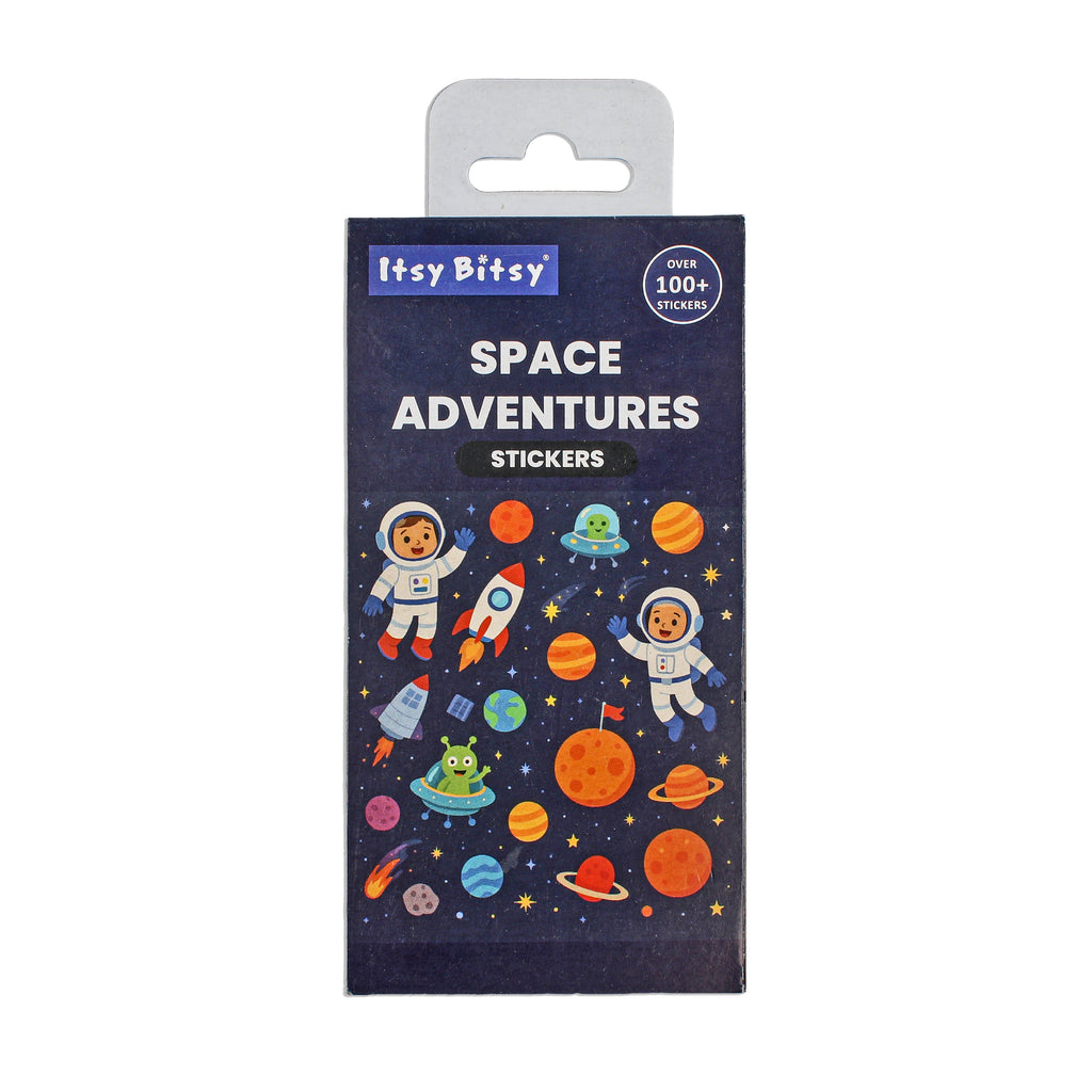Sticker Book Space Adventures Approx 14 X 7.2cm 12 Sheet