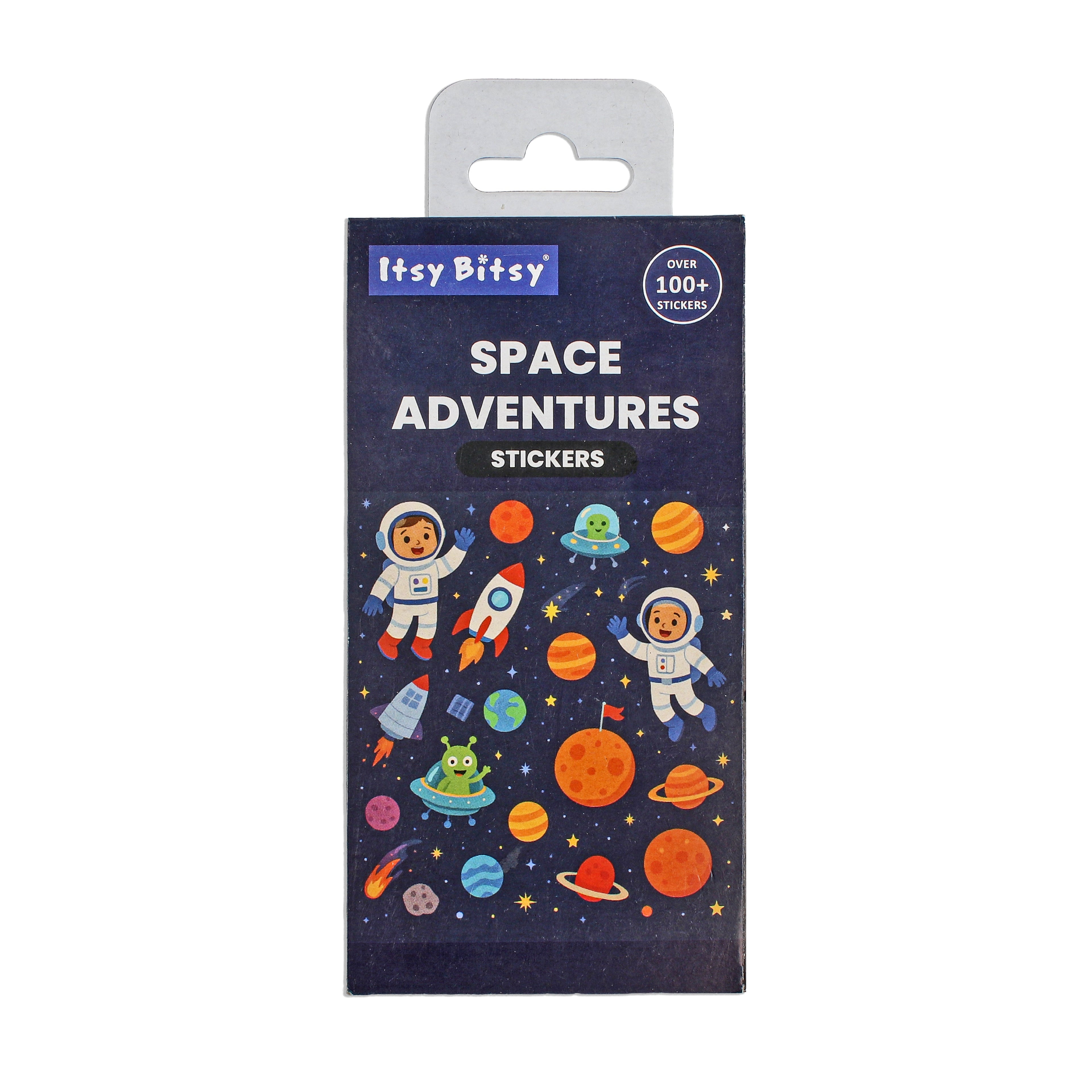 Sticker Book Space Adventures Approx 14 X 7.2cm 12 Sheet
