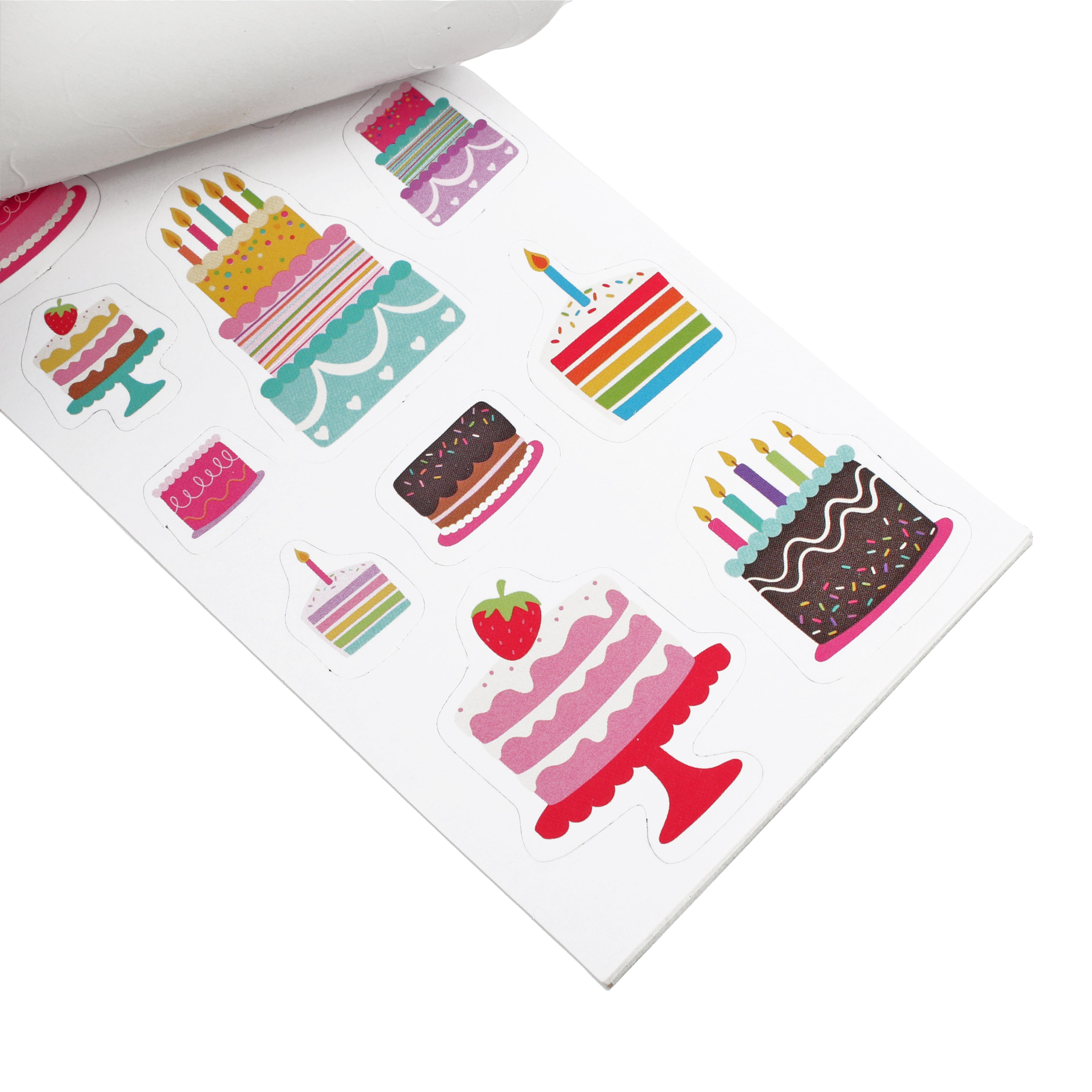 Sticker Book Birthday Bash Approx 14 X 7.2cm 12 Sheet