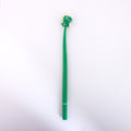 Flexible Dinosaur Ballpoint Blue Gel Pen Green 0.5mm Tip 1pc