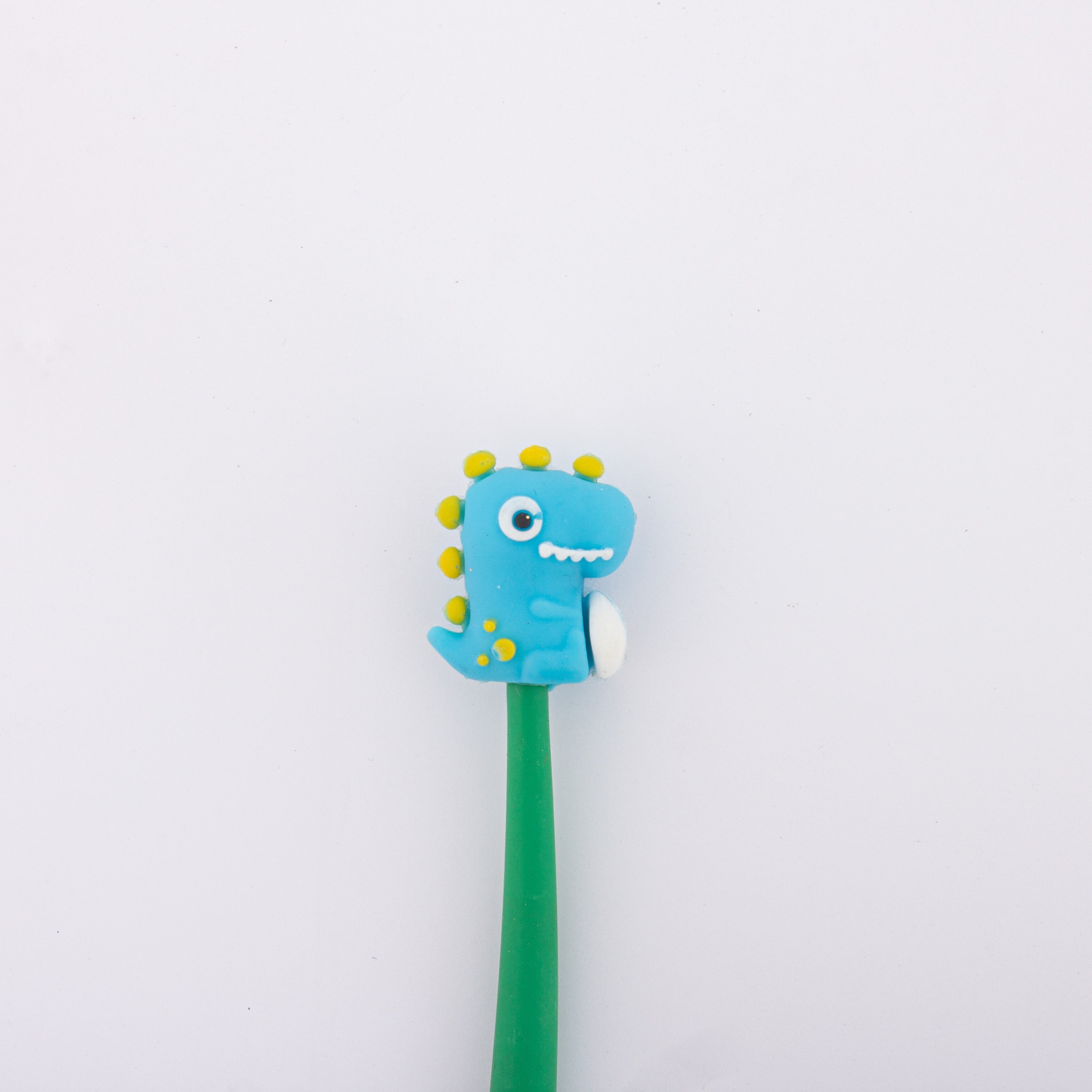Flexible Dinosaur Ballpoint Blue Gel Pen Blue 0.5mm Tip 1pc