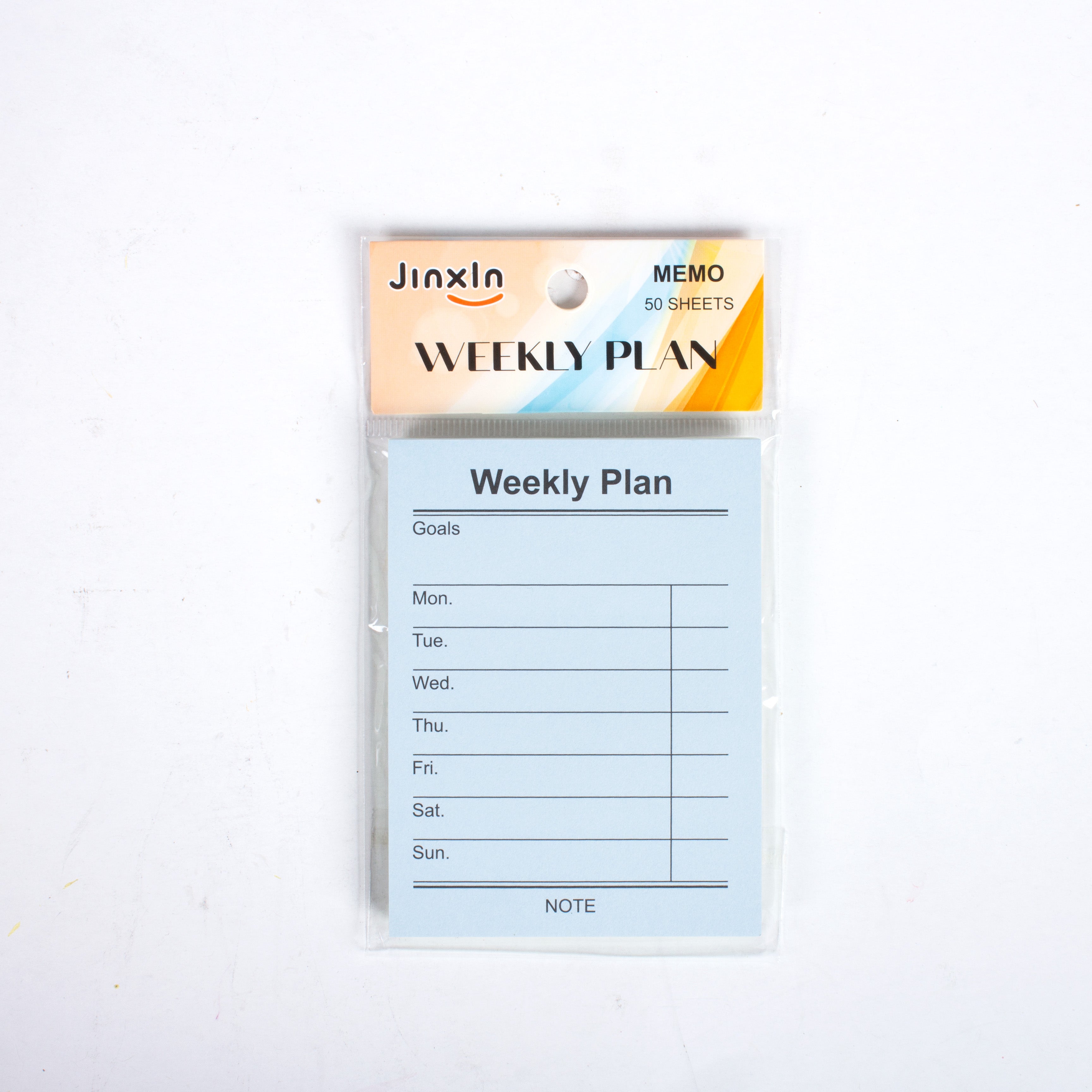 Weekly Plan Sticky Note Blue 7.5 X 10cm 50 Sheets 1Book