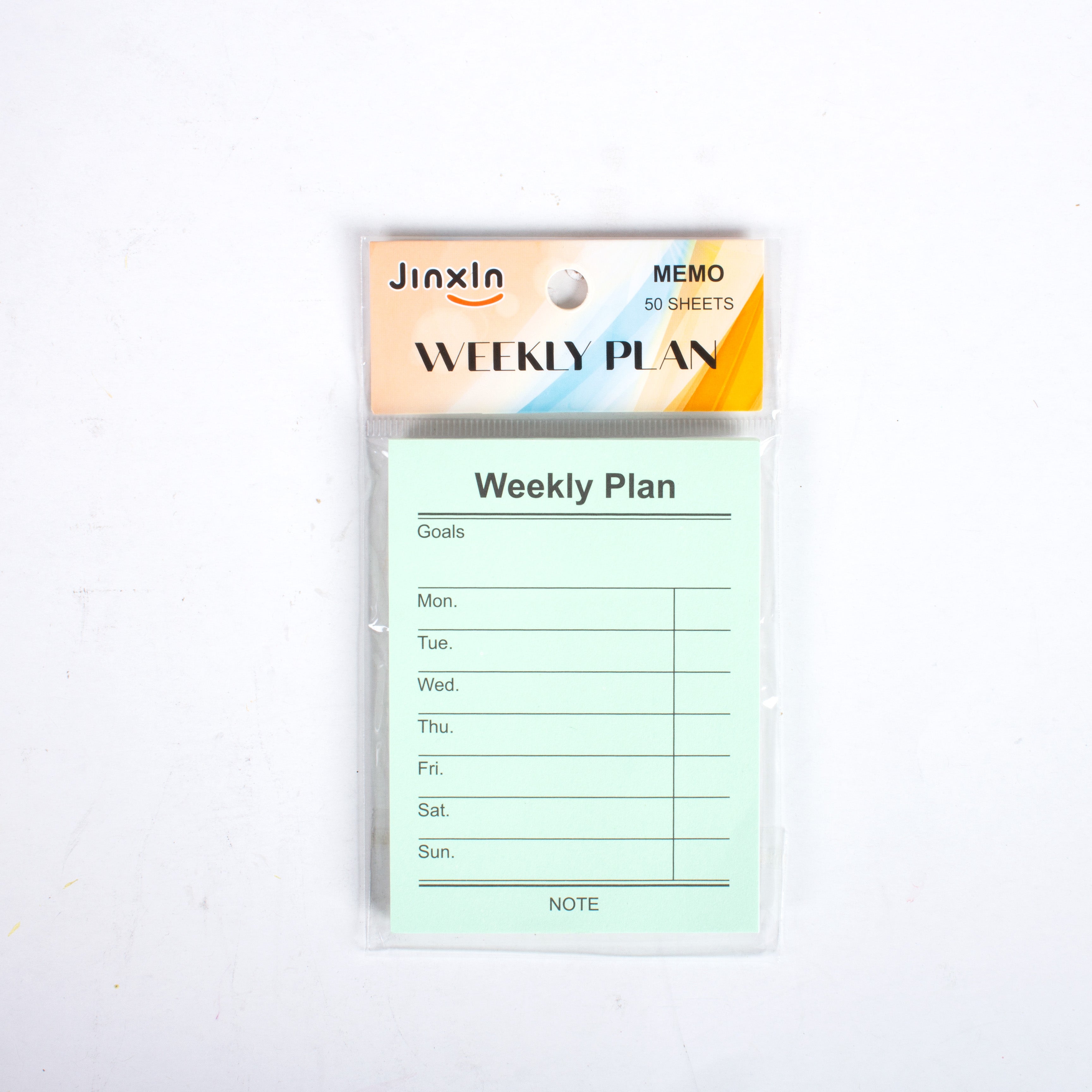 Weekly Plan Sticky Note Teal 7.5 X 10cm 50 Sheets 1Book